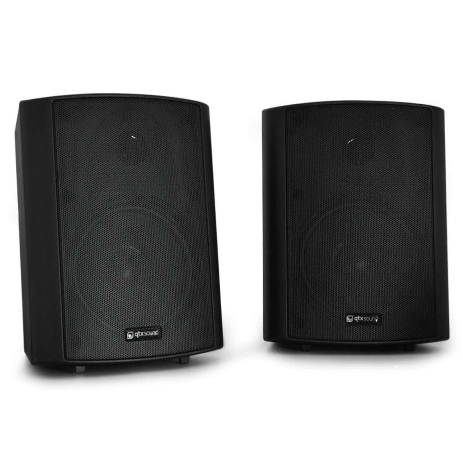 BC5A Paire d'enceintes murales noires 30W RMS 