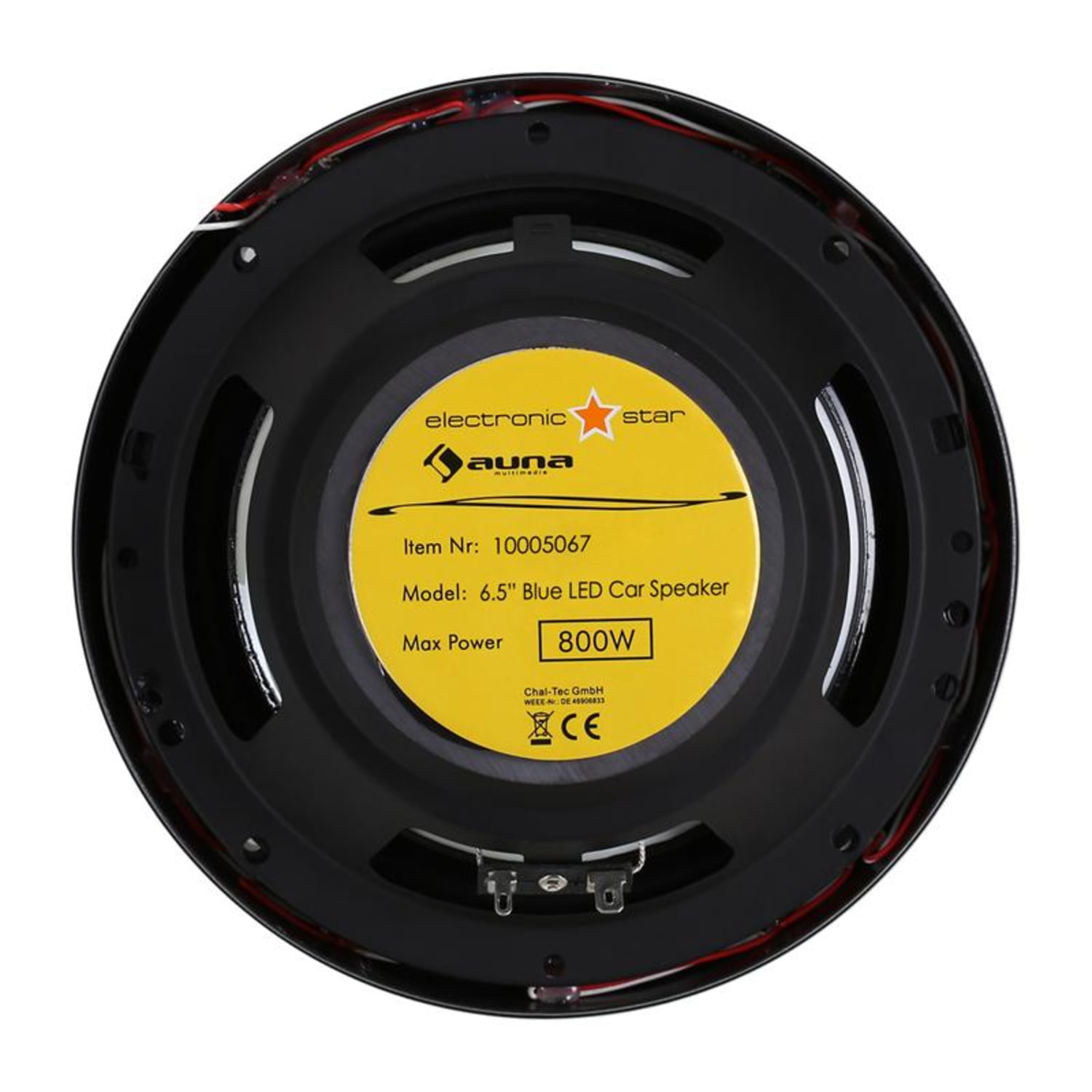 16,5cm Auto-Luidspreker Auna CS-LED65 800W met Lichteffect 16,5 cm (6,5")