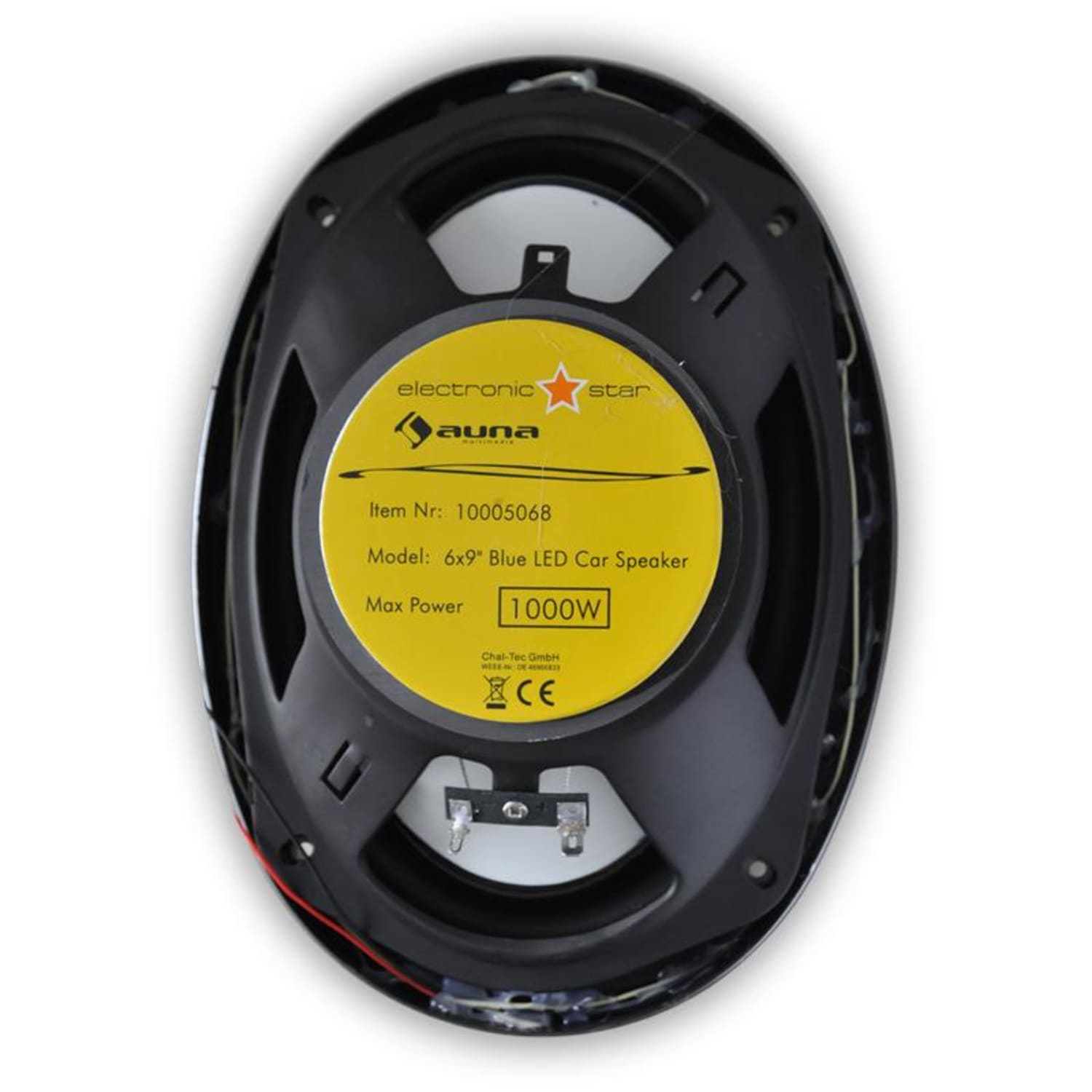 15x23cm autoluidspreker 1000W Auna CS-LED69 15 cm x 23 cm (6" x 9")