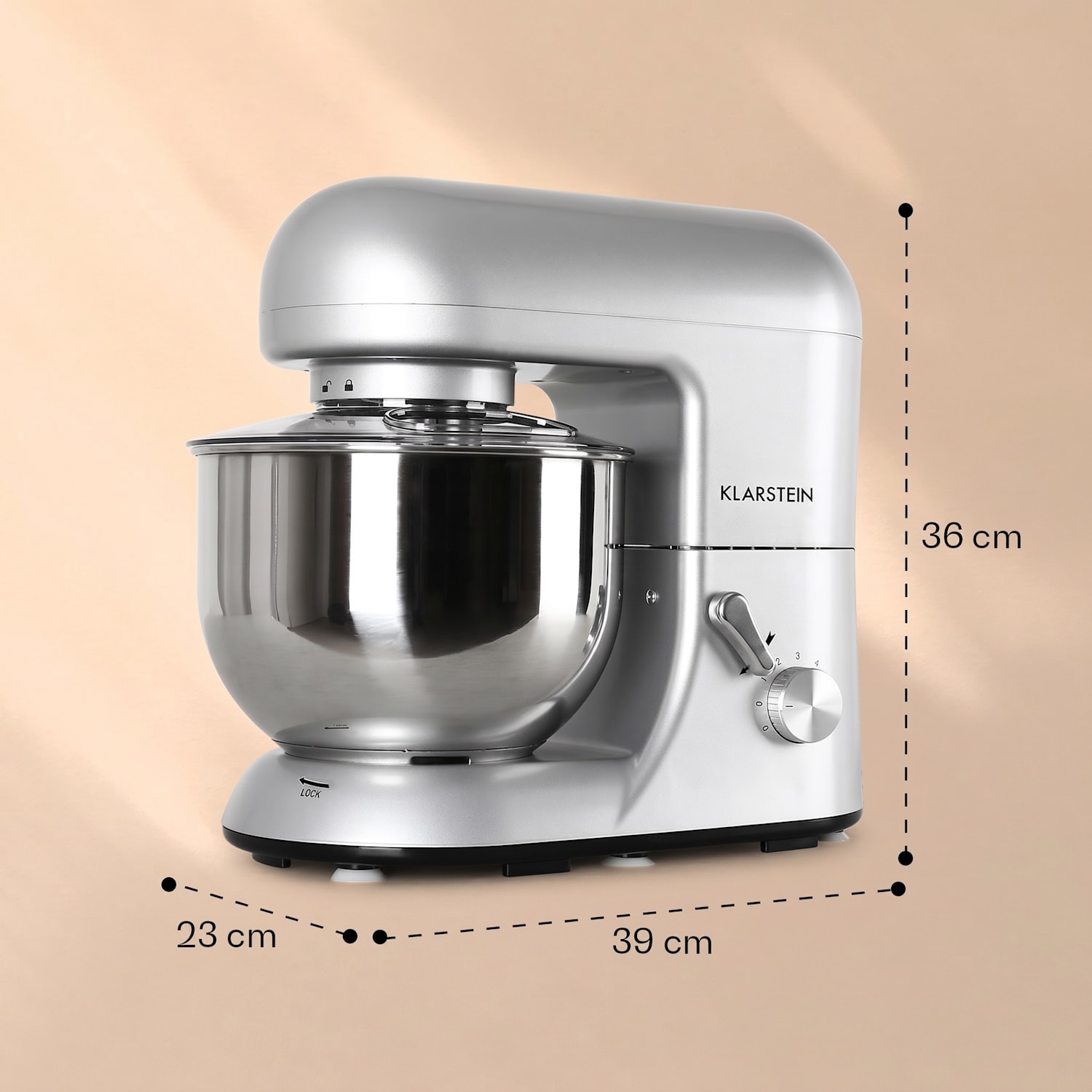 Bella Food Processor 1800 W / 2.7 PS 5 Litre Stainless Steel BPA-free Silver Metallic