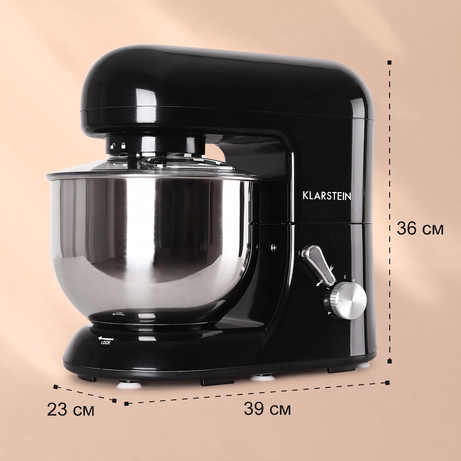 Bella Кухненски робот 1800 W,купа 5,2 литра Черно