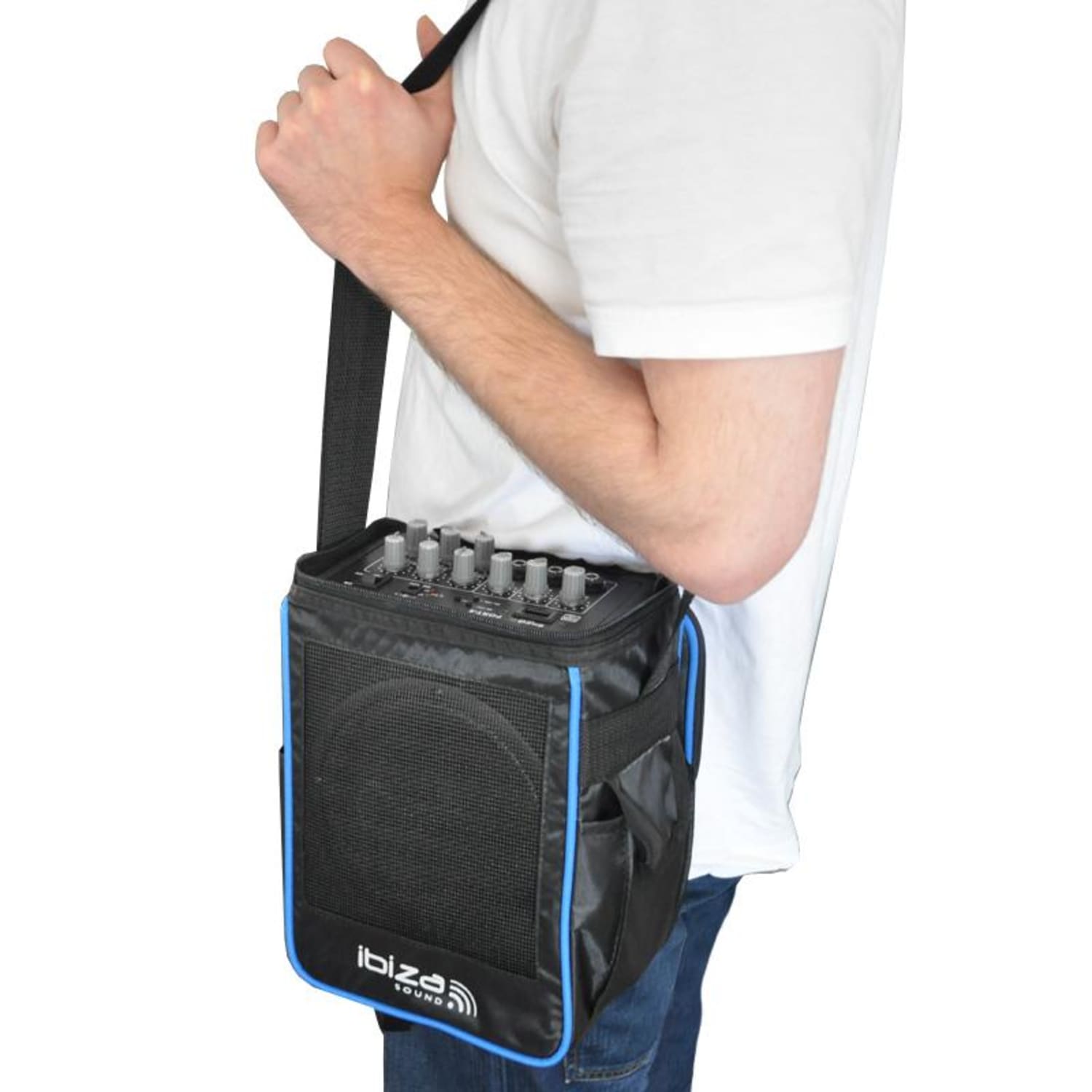 Port PA-6 sistem mobil cu baterie 12V geantă compactă 15 cm (6")