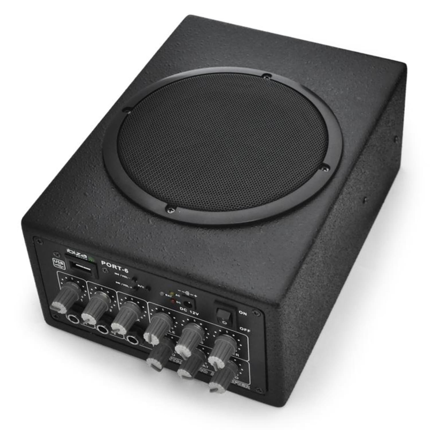 Port PA-6 sistem mobil cu baterie 12V geantă compactă 15 cm (6")