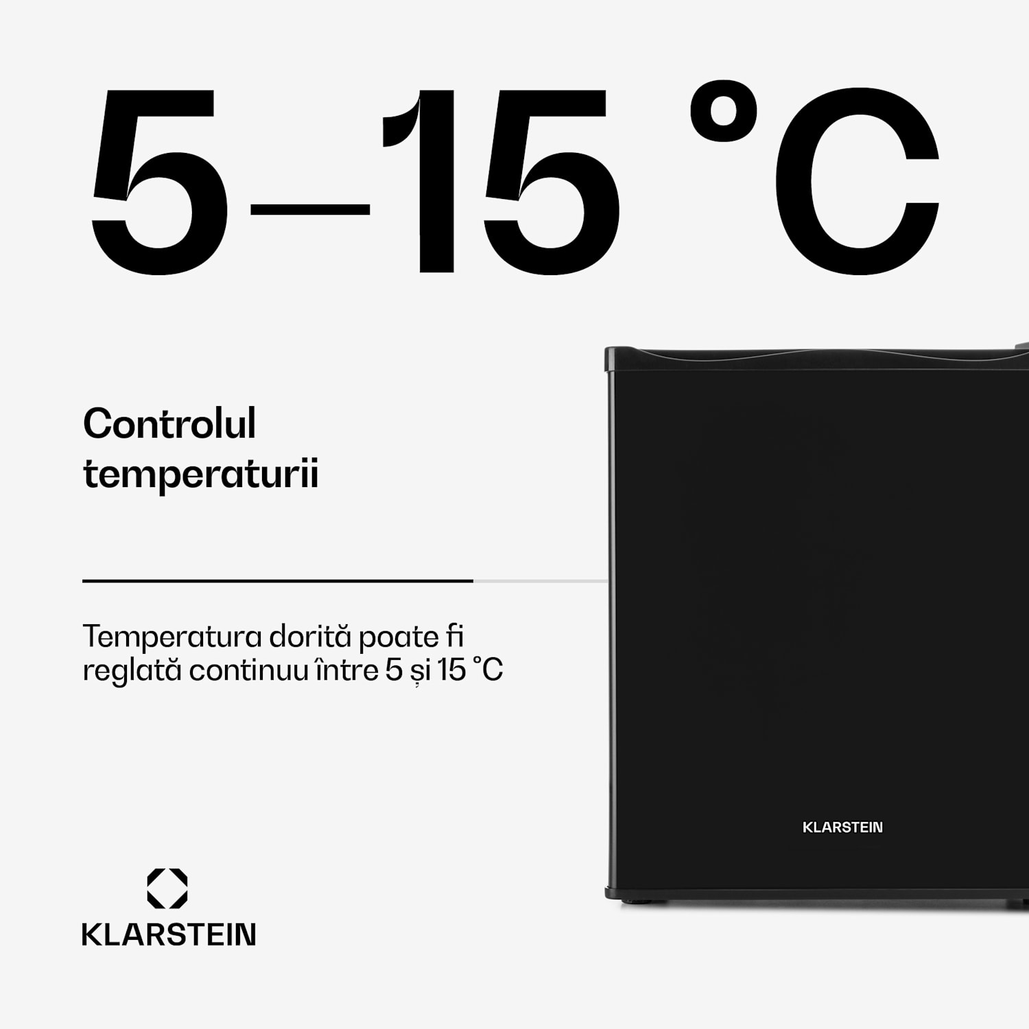 Happy Hour Minibar 5-15°C EEK G silențios 23 dB LED light 23 Ltr | Negru