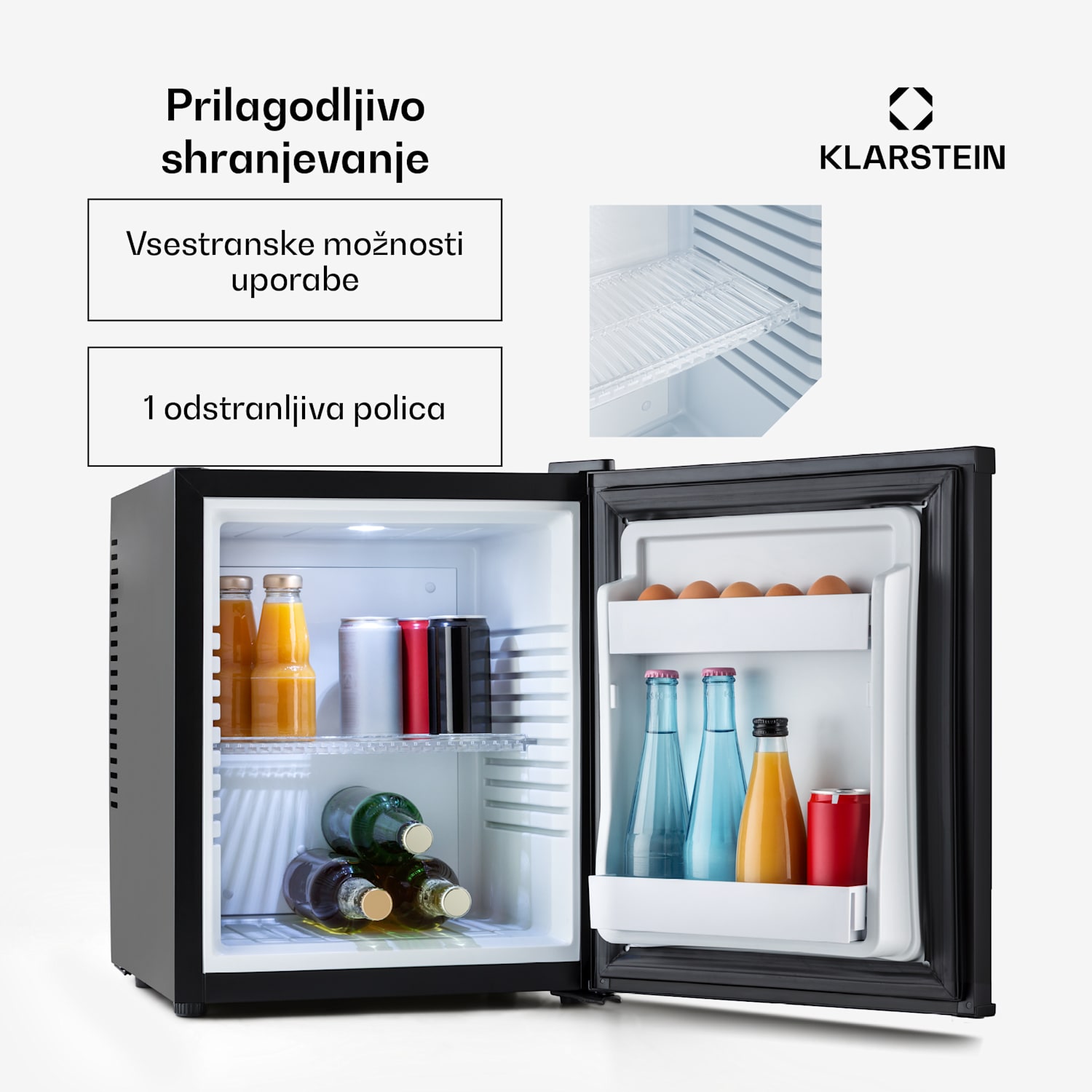 MKS-11, minibar, energijski razred G, 30 l, črn 