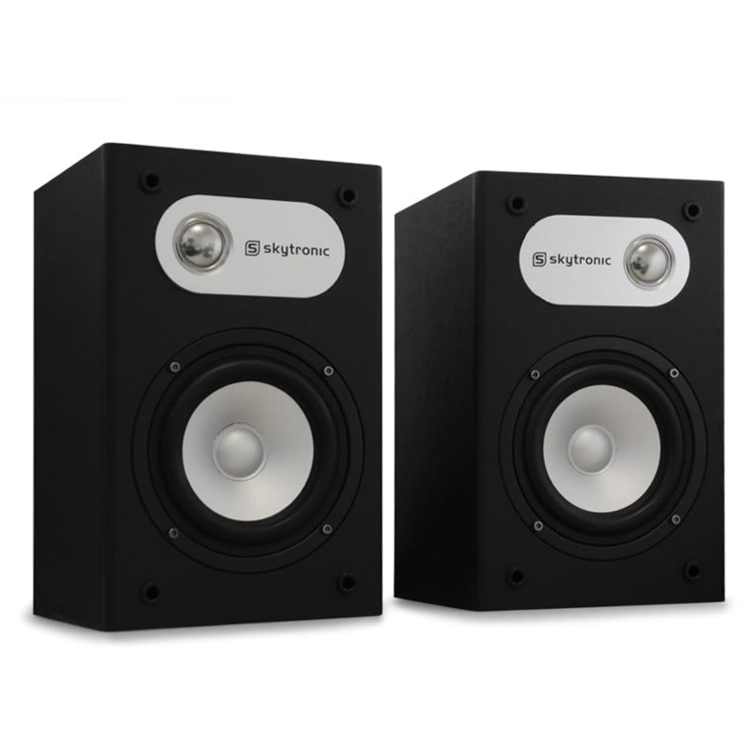 Dvojice HiFi reproduktorů Skytronic Bookshelf, 240 W 12 cm (5'') – regálový reproduktor