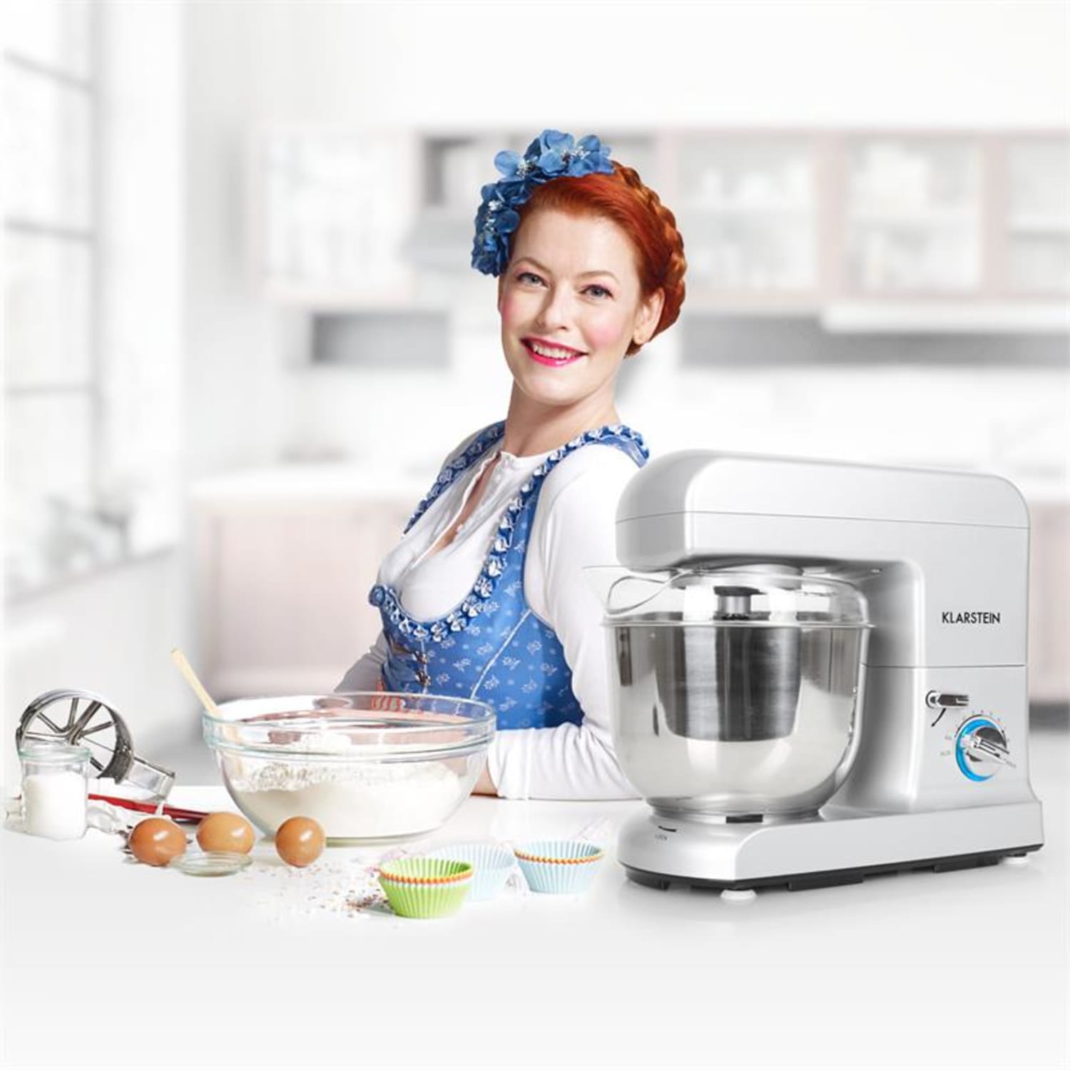 GRACIA ARGENTEA Кухненски робот 1000 W,сив Сив