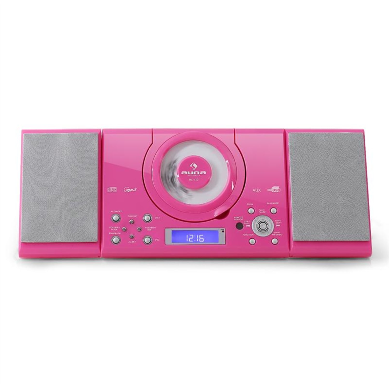 MC-120 Impianto Stereo lettore CD MP3 USB Rosa 