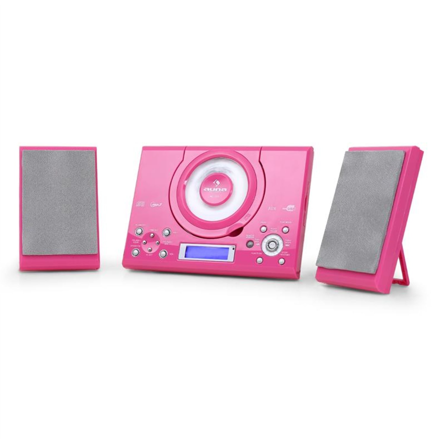 MC-120 Impianto Stereo lettore CD MP3 USB Rosa 