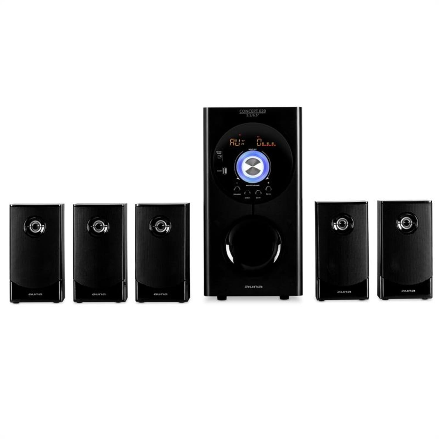 Concept 620 Système Surround 5.1 USB SD AUX Bluetooth 