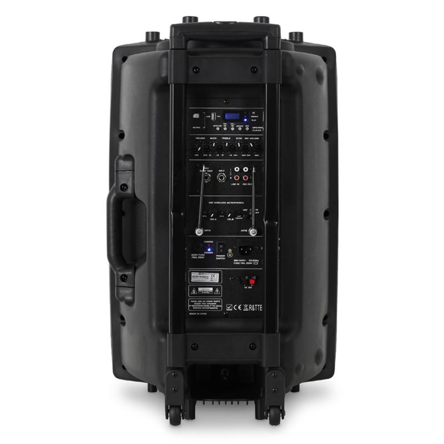 Sistem audio portabil cu difuzor si microfon QTX QR15PA 15" 