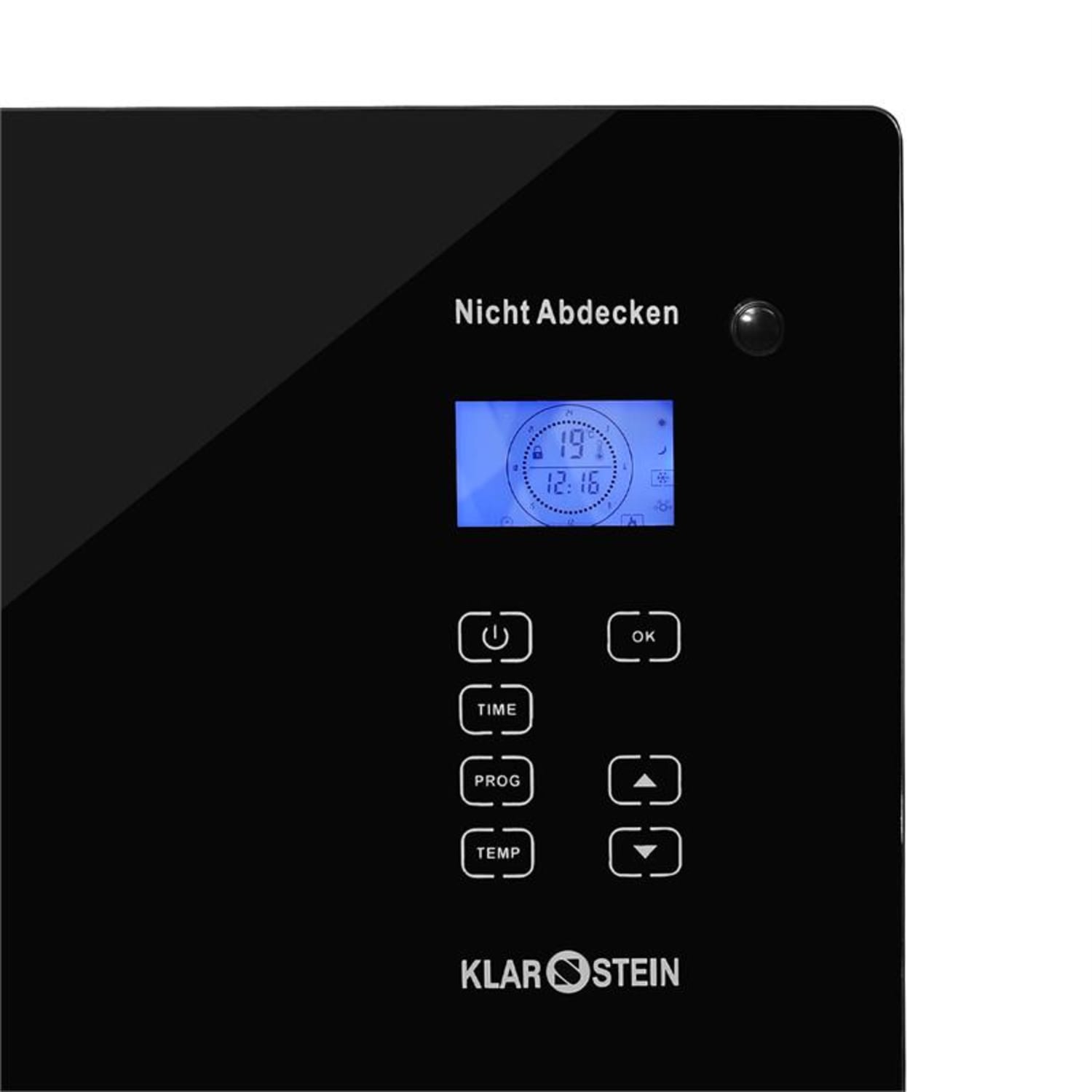 Klarstein HT007GL încălzire prin convecție 2000W Negru