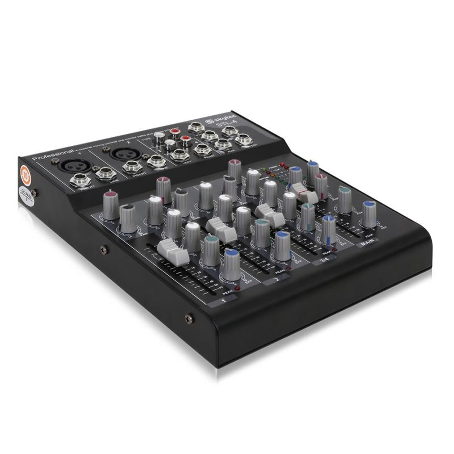 STL-4 4-kanálový mixážny pult Studio PA Delay-efekt
