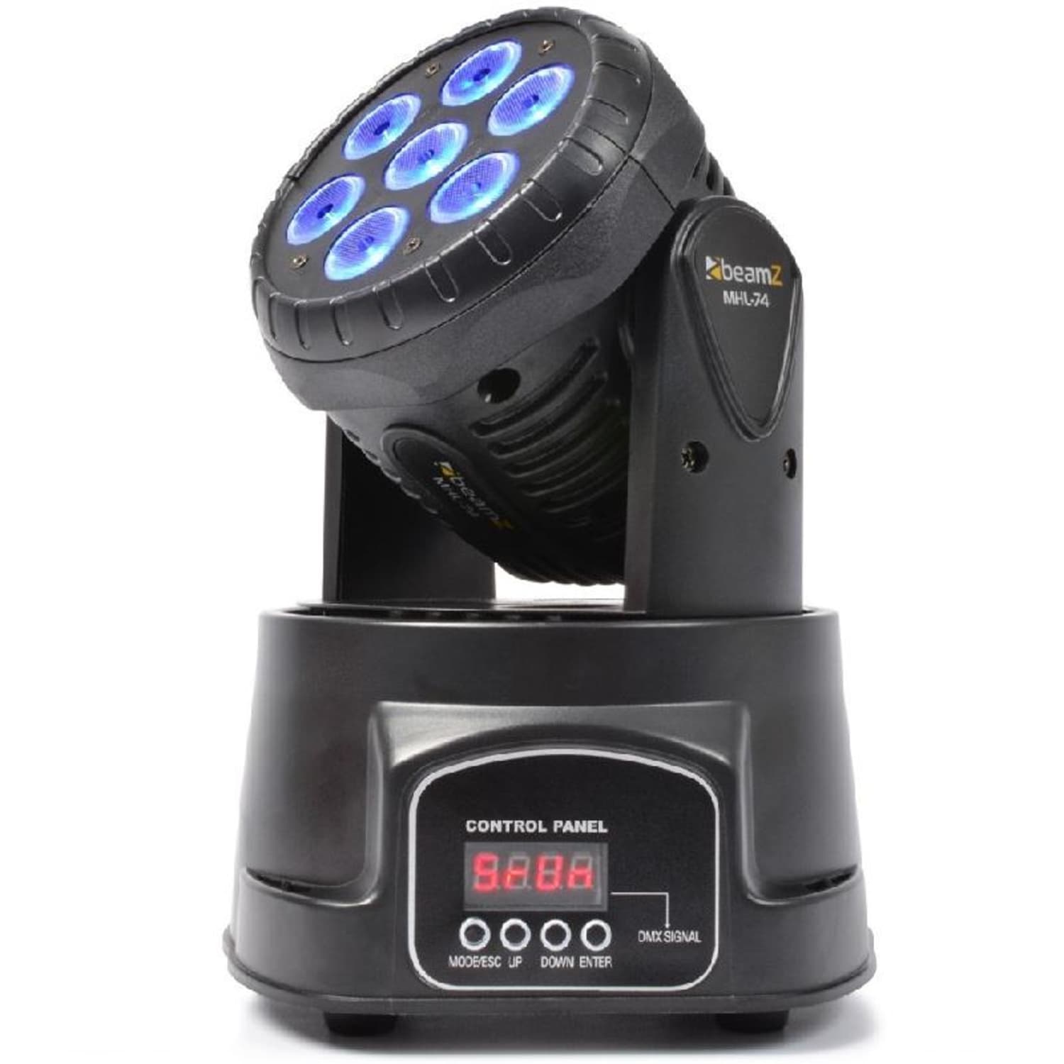MHL-74 Moving Head Mini Wash 7x10W 12-kanavainen RGBW 