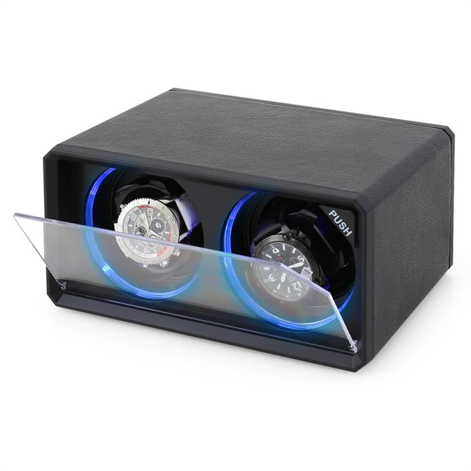 Rotomat 8LED2S 2 zegarki czarny LED 