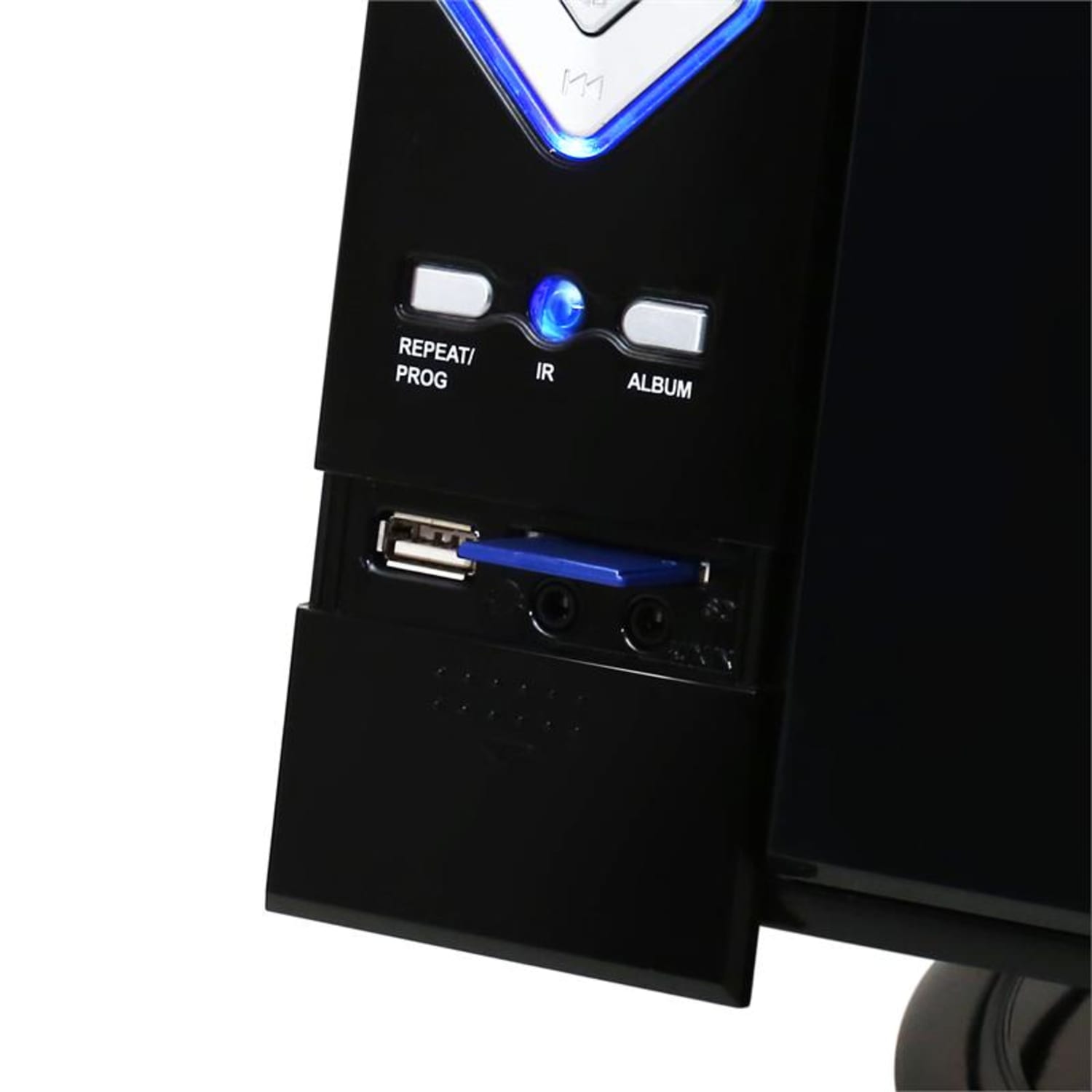 V-12 Stereoinstallatie MP3-CD-speler USB zwart