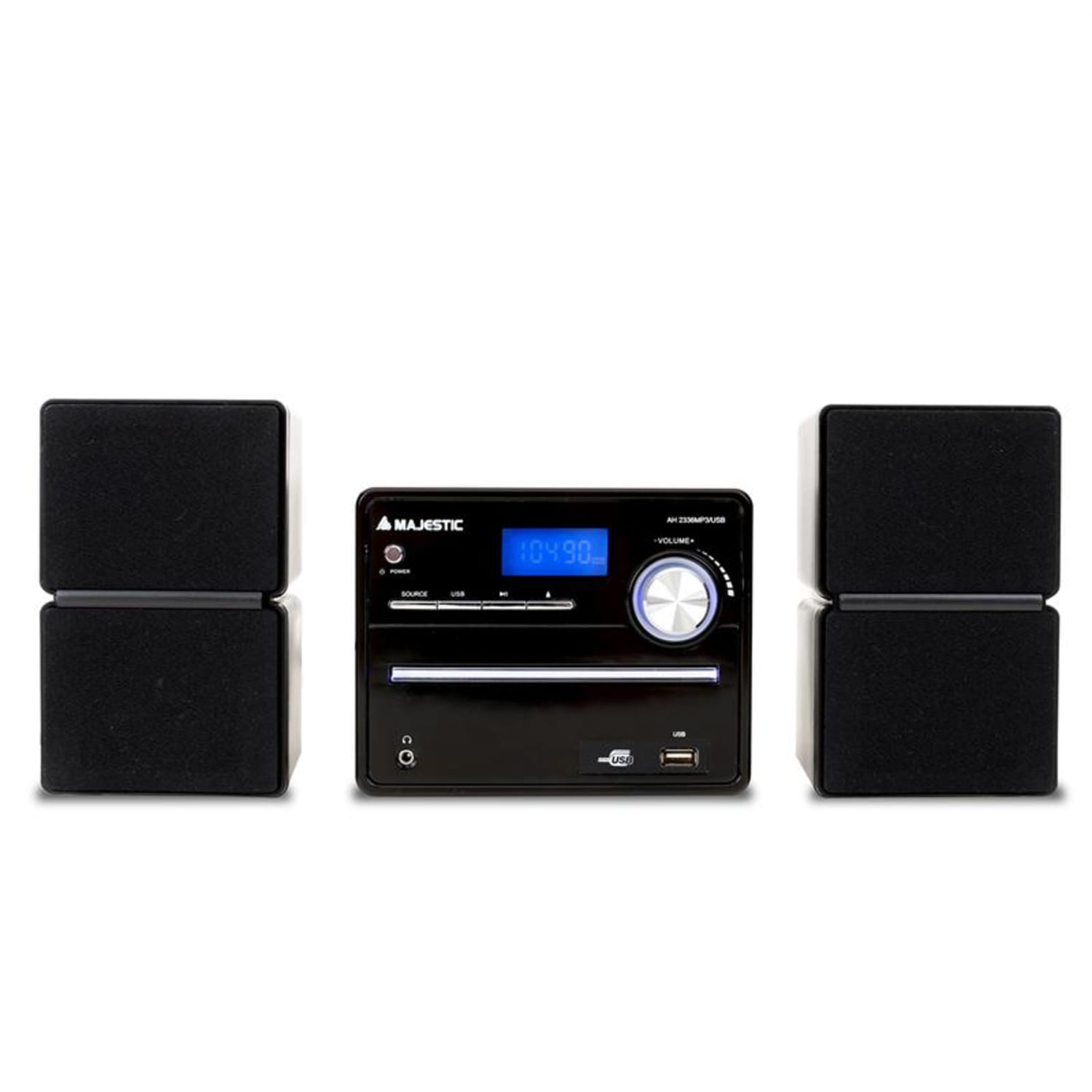 AH-2336 MP3 USB Micro Hifi CD Stereo System 2 x AUX 