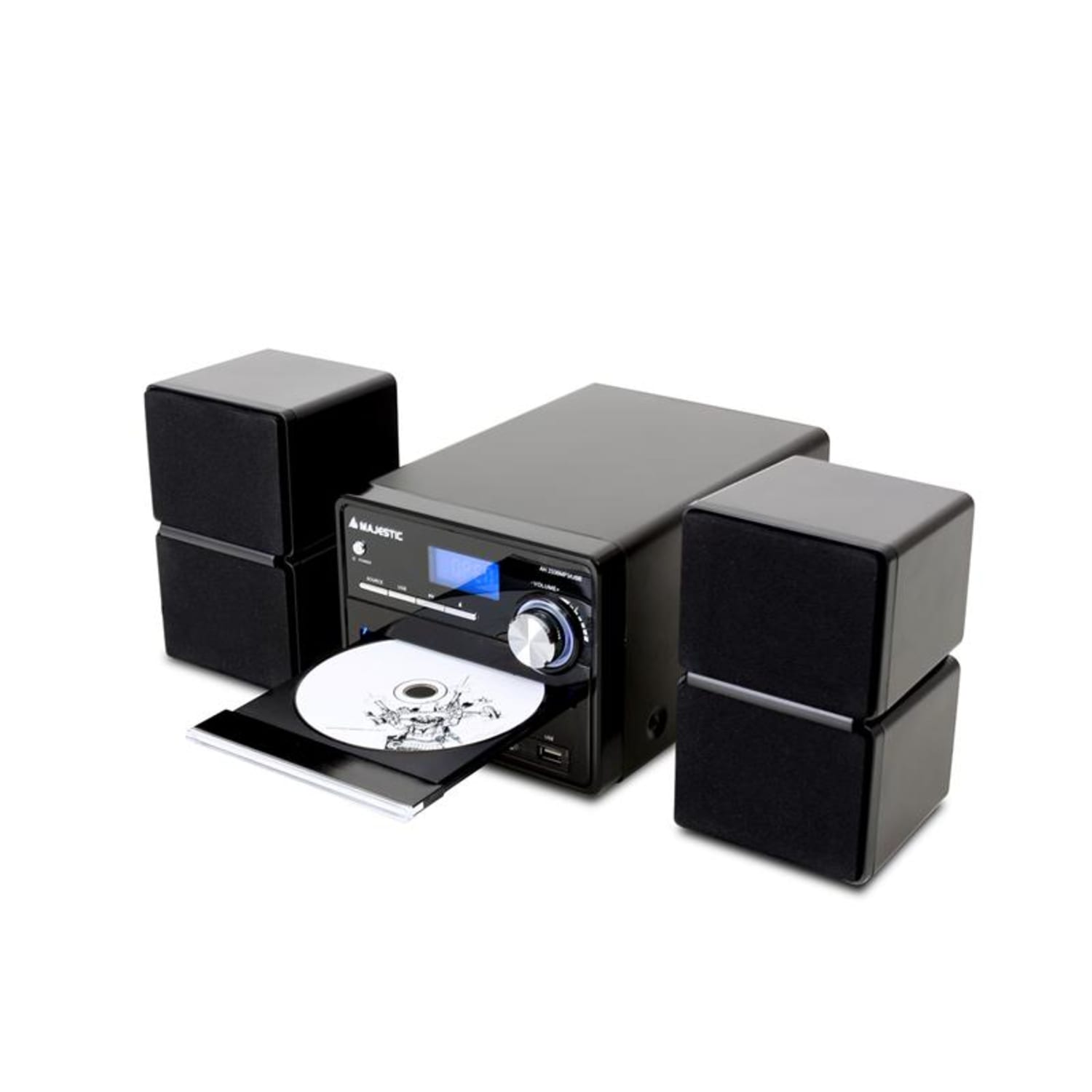 AH-2336 MP3 USB Micro Hifi CD Stereo System 2 x AUX 