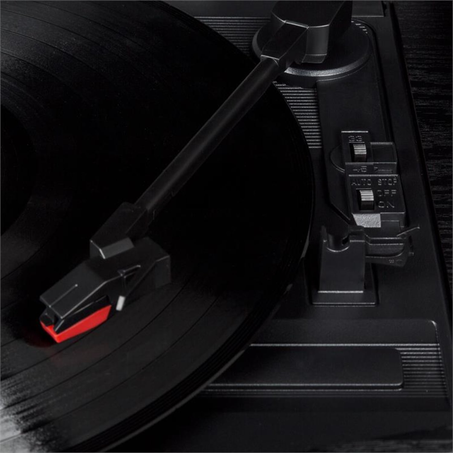 NR-620 Impianto stereo giradischi con lettore MP3 Legno nero 