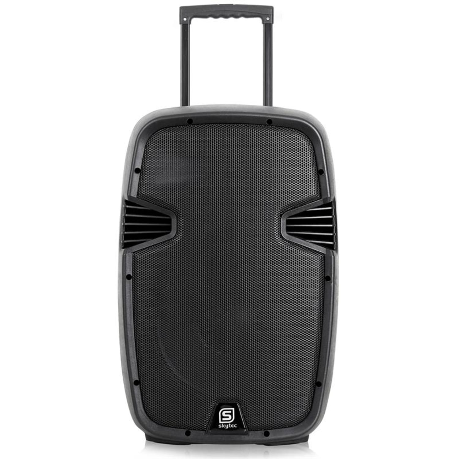 SPJ-PA15, prenosni aktivni PA zvočnik, USB, SD, baterija 38 cm (15")