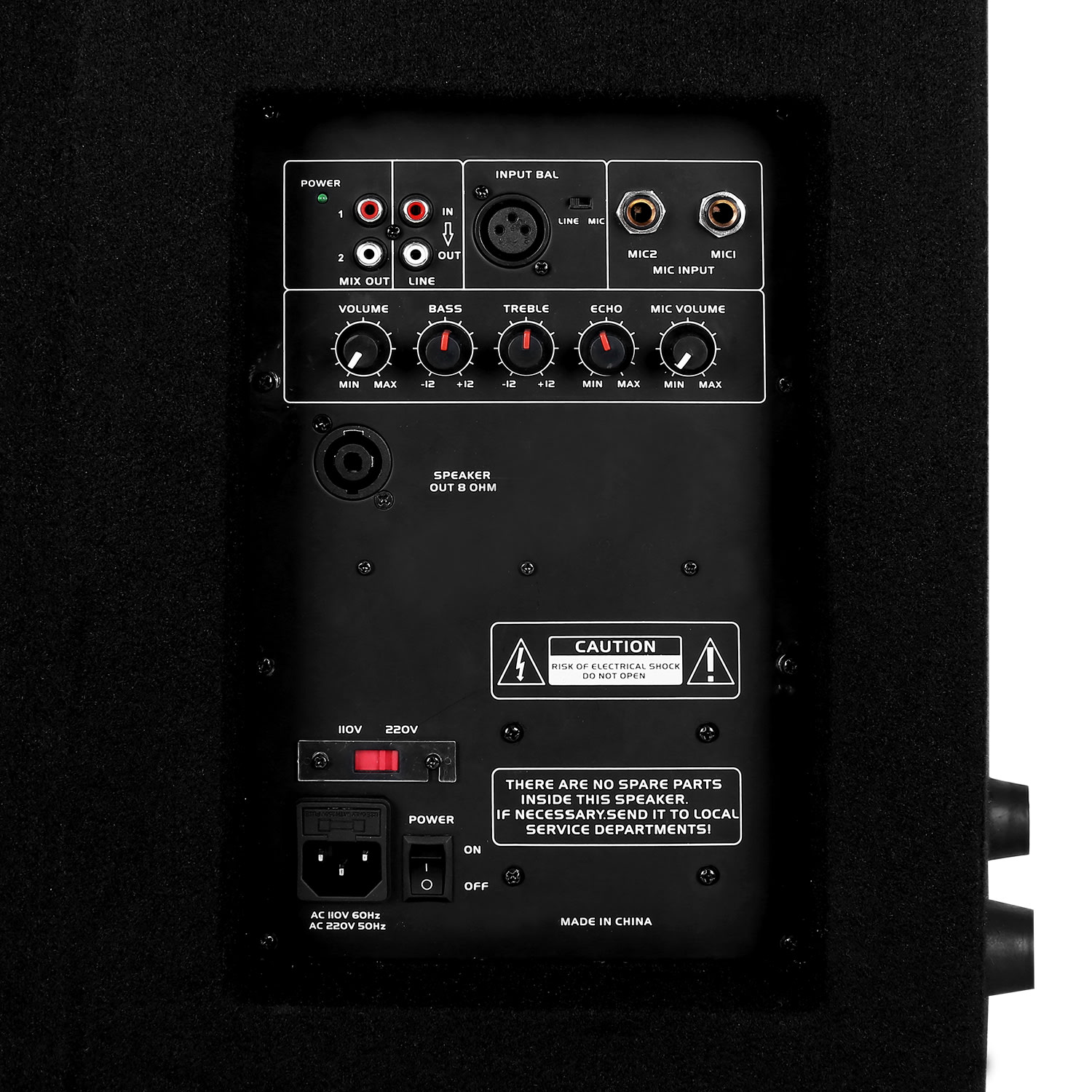 PW-MON-12A Moniteur de studio actif 1100W 30 cm (12")
