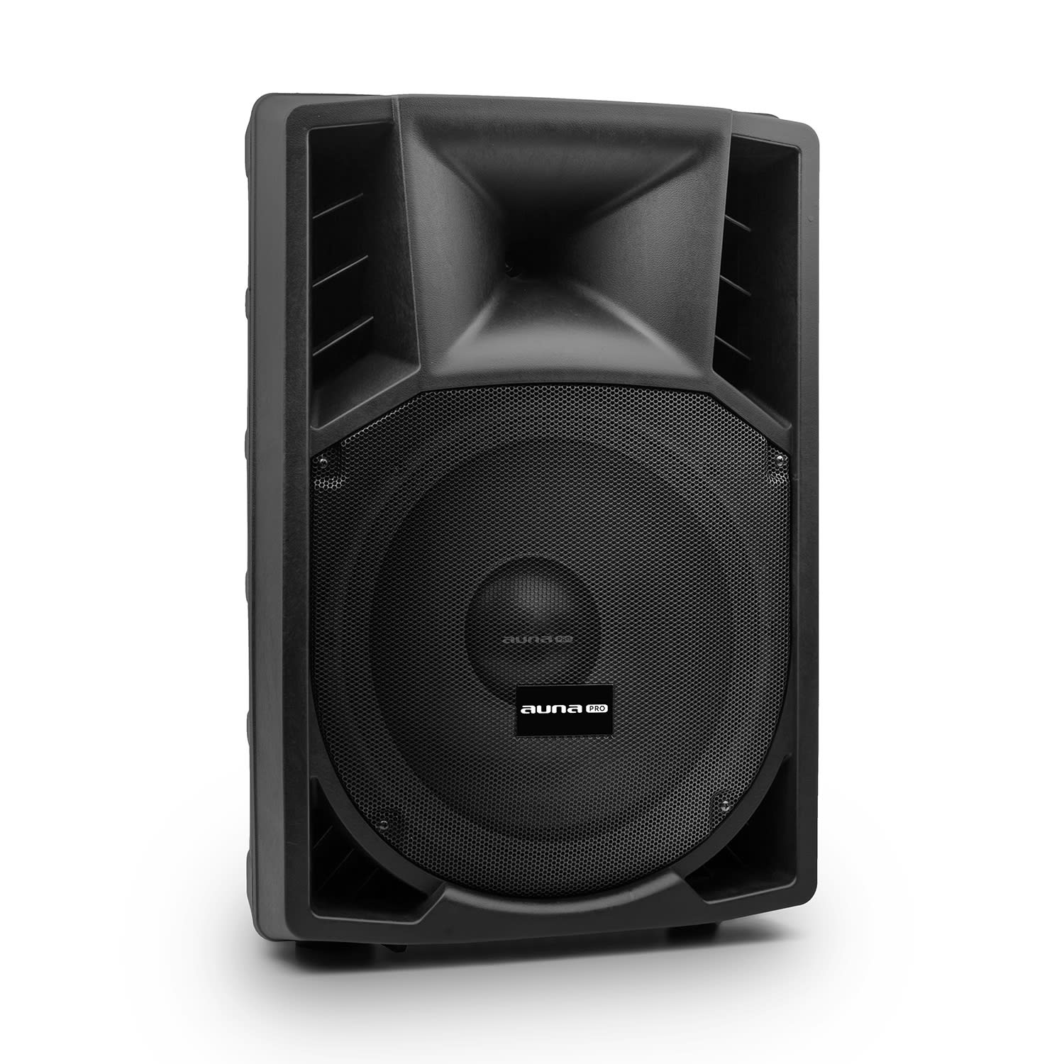 Aktiivinen PA-kaiutin 38 cm (15'') 120W, 2 mikkiä, AUX 38 cm (15")