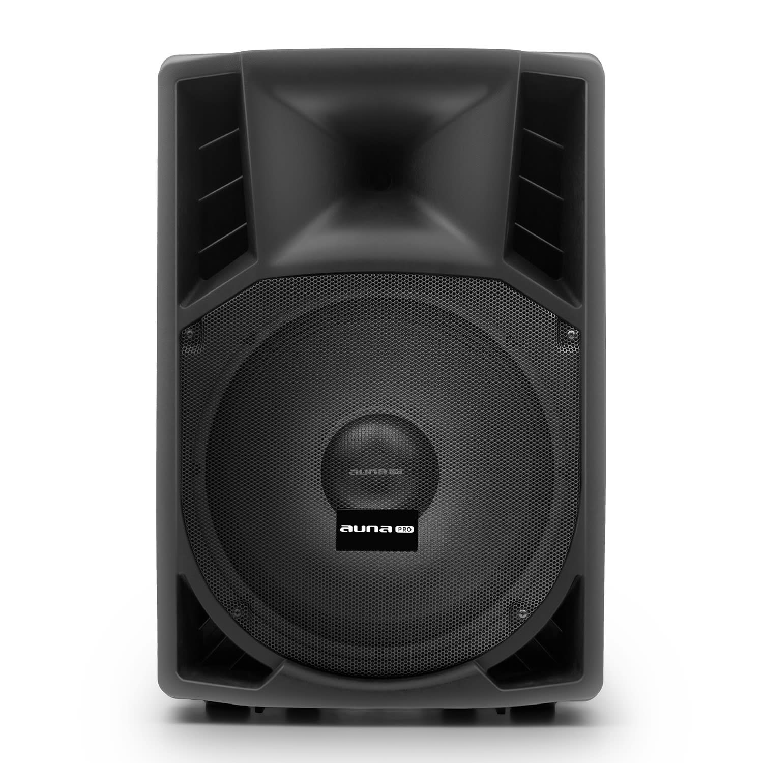 Aktiivinen PA-kaiutin 38 cm (15'') 120W, 2 mikkiä, AUX 38 cm (15")