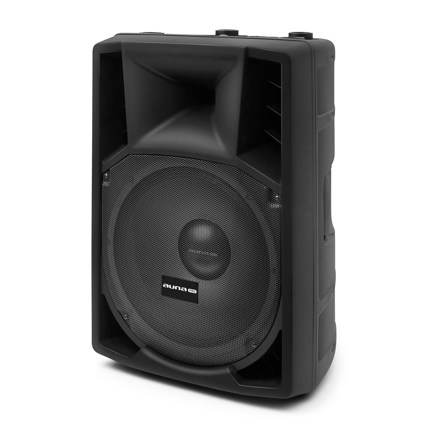 Aktiivinen PA-kaiutin 38 cm (15'') 120W, 2 mikkiä, AUX 38 cm (15")