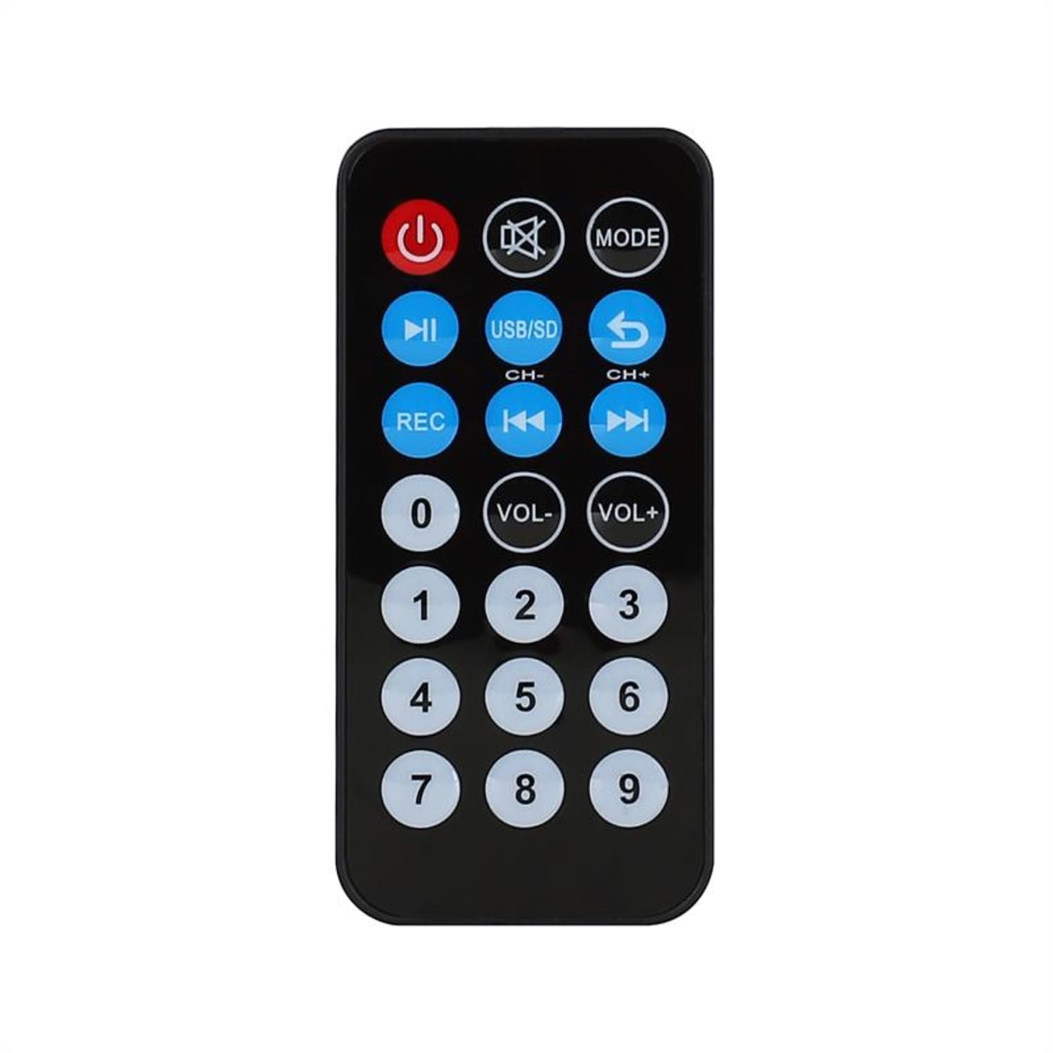 Port12VHF-BT 30cm (12") wieża PA z USB SD AUX MP3 B 30 cm (12") | Czarny