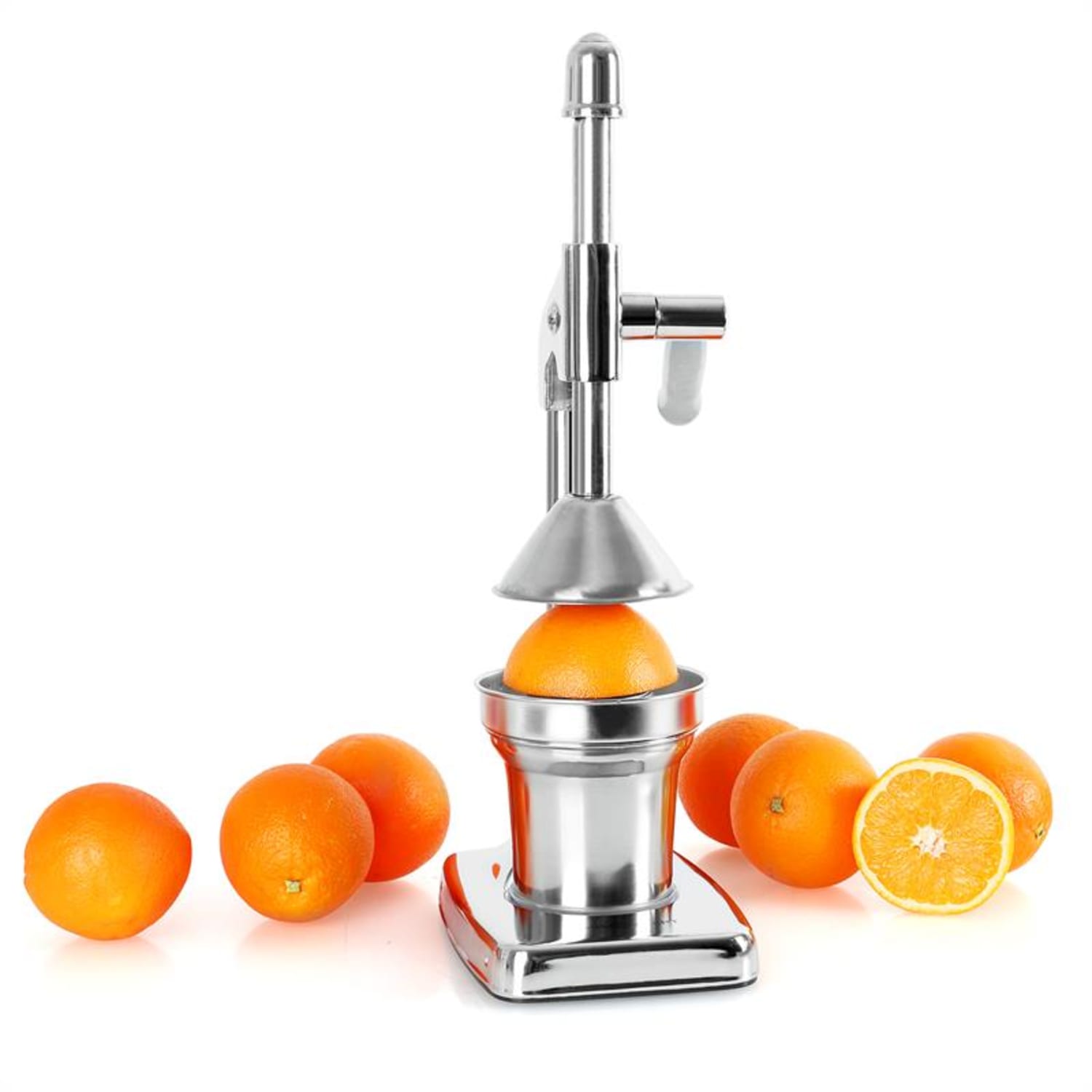 EcoJuicer wyciskarka do soku, mechanizm dźwigni Srebrny