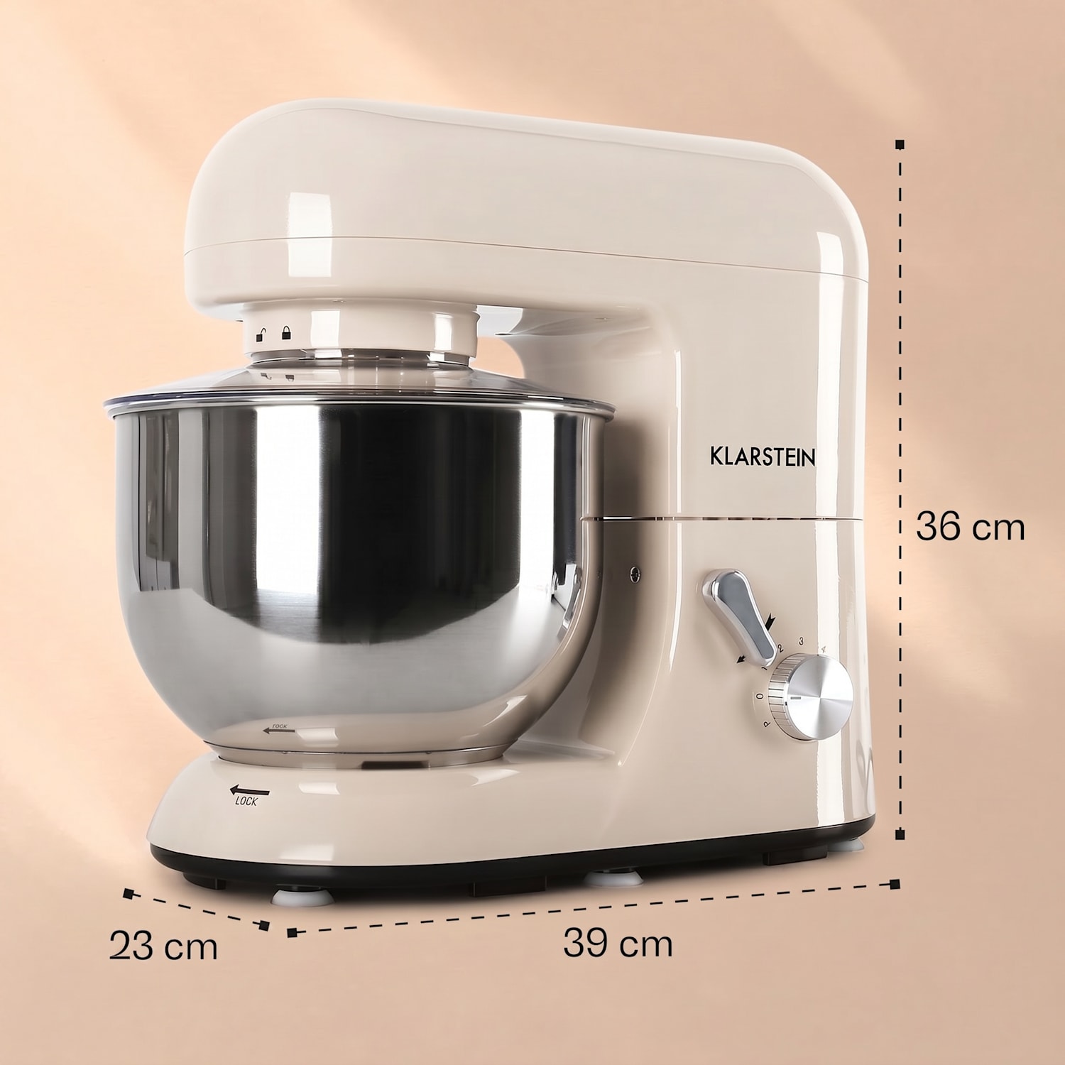 Bella, robot de bucătărie, 1800 W, 5,2l Cremă de epocă
