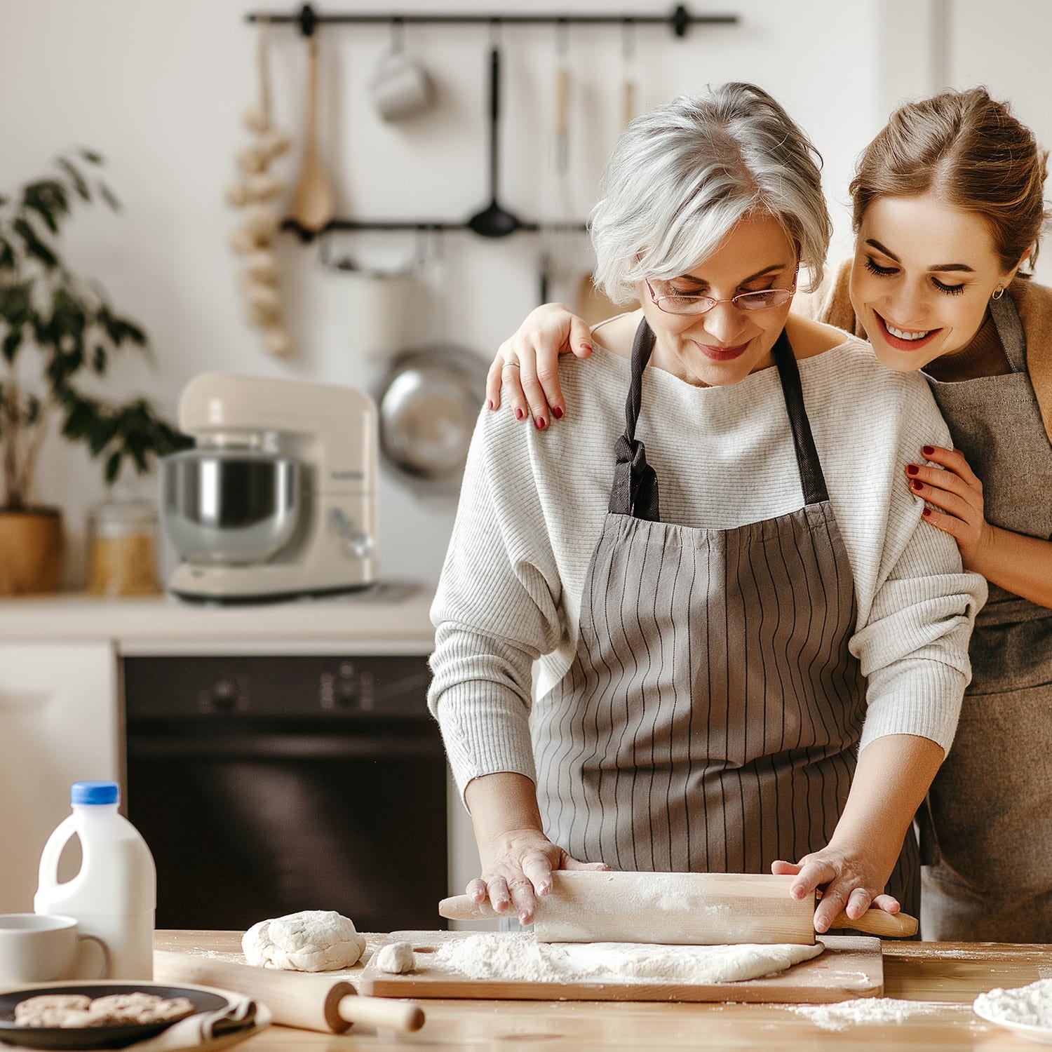 Bella keukenmachine 1800 W / 2,7 ps 5 ltr roestvrij staal BPA-vrij Vintage Crème