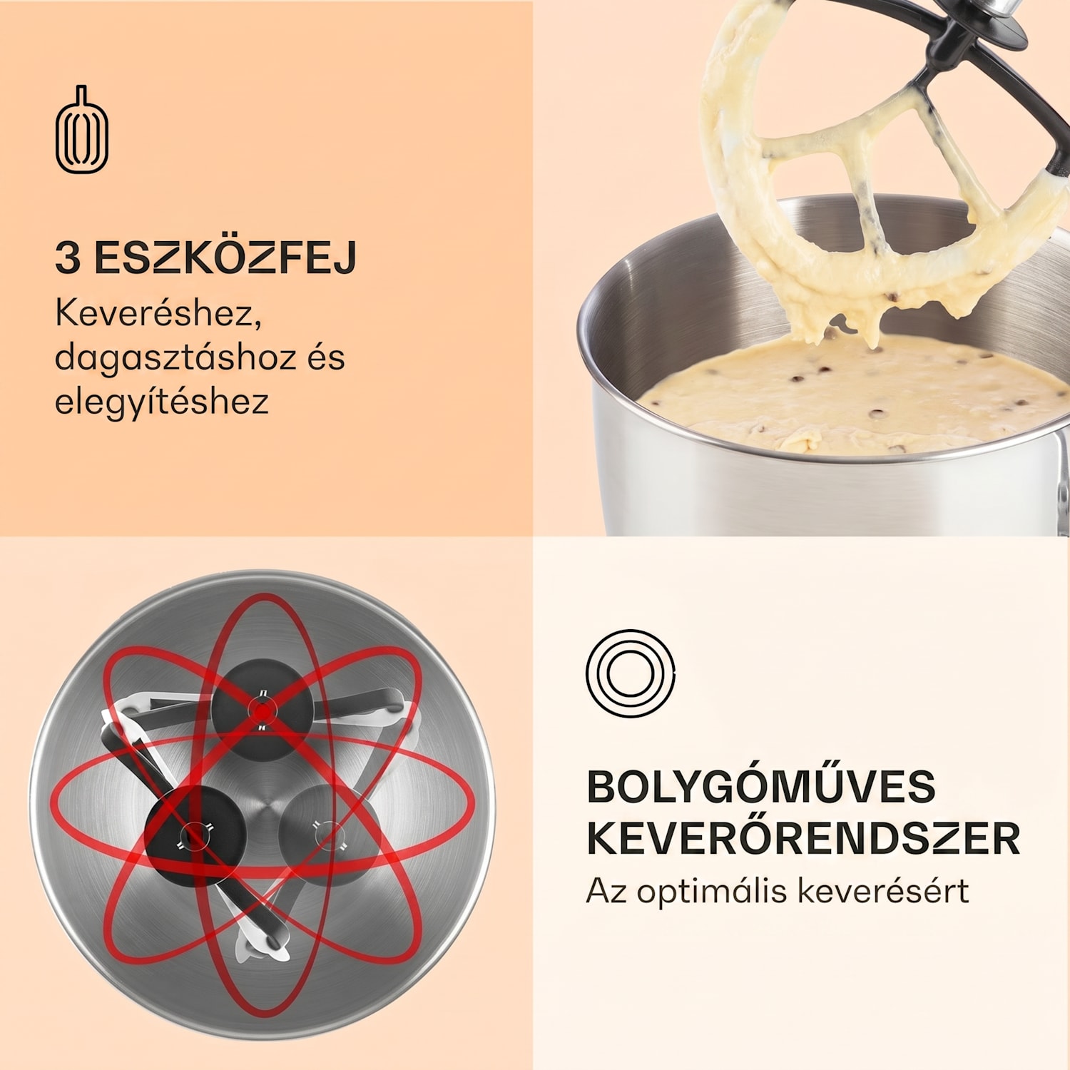 Bella, konyhai robotgép, 1800 W, 2,7 PS, 5,2 L Fehér