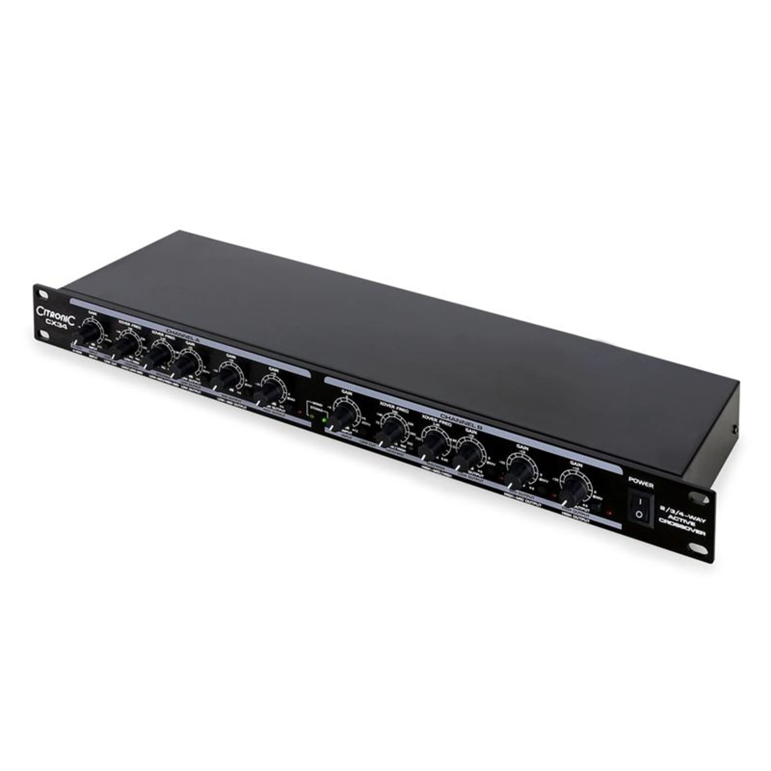 Citronic CX34 Effet crossover 2/3/4 canaux 