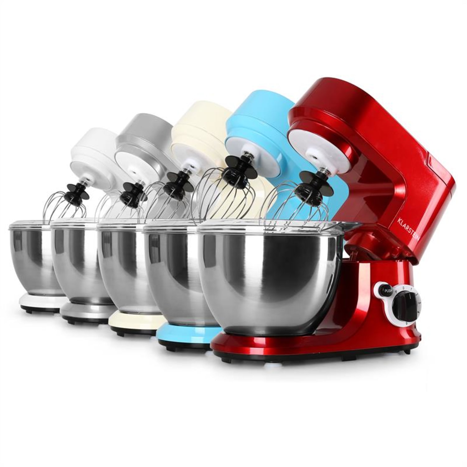 Carina Rossa, kuhinjski robot, aparat za pripremu hrane, 800 W, crvena Crvena