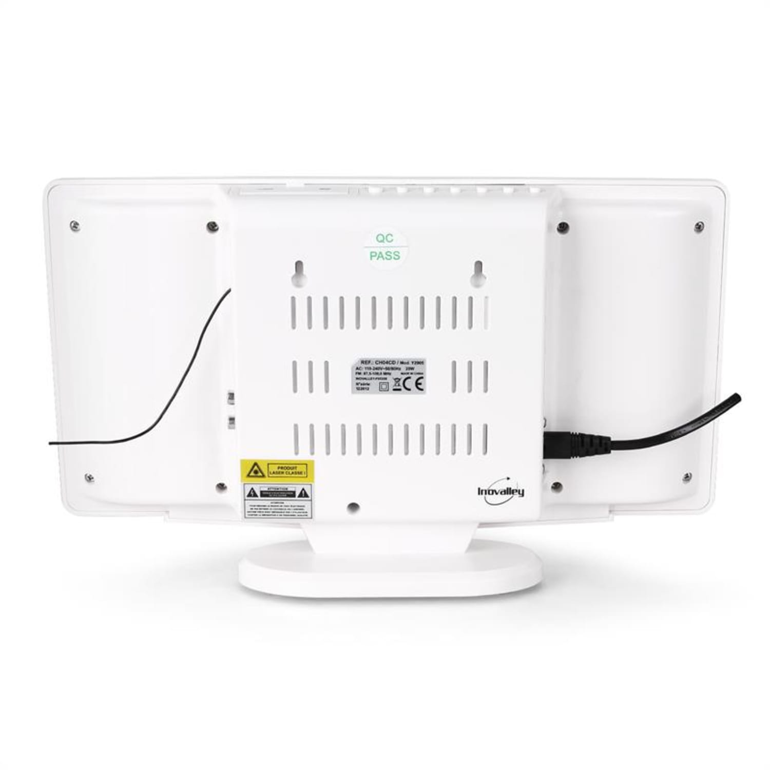 CH04CDWH Stereo System FM CD Player USB SD White