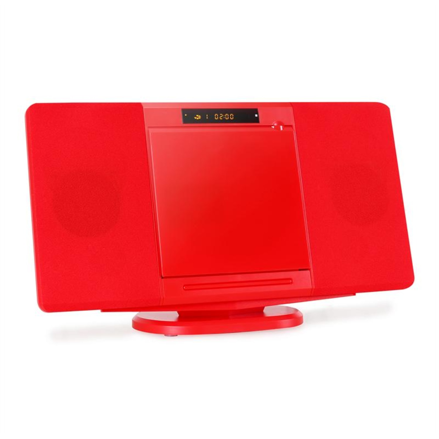 CH04CD vertikální stereo systém, CD, USB, SD Červená