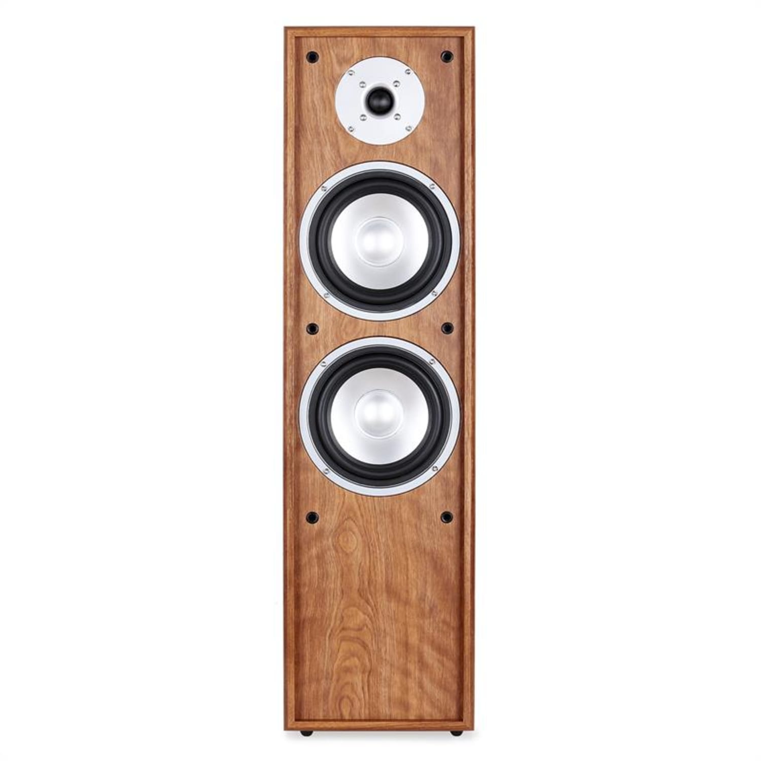 Linie-300-WN Paire d'enceintes colonnes 80W RMS passives - noyer Teck
