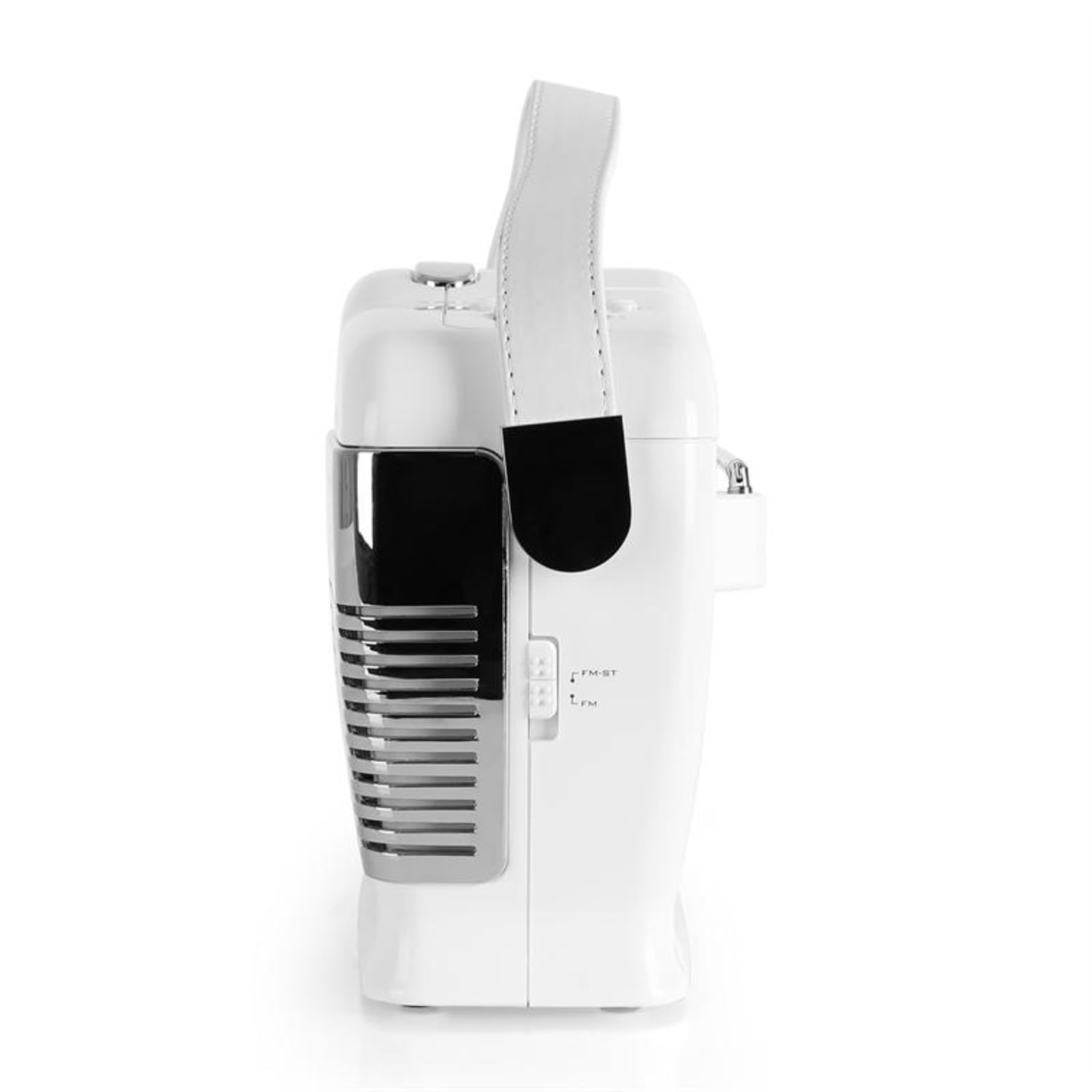 RCD-70 Radio retro FM USB CD pilas blanco Blanco