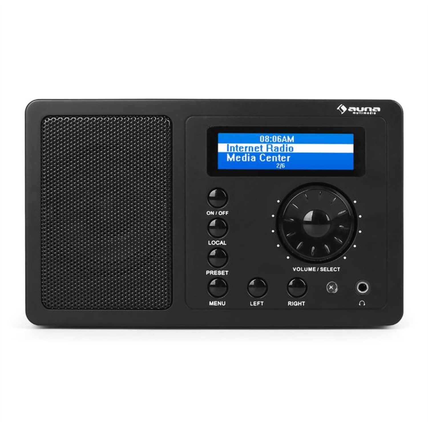 IR-130 internetradio nera streaming W-LAN 