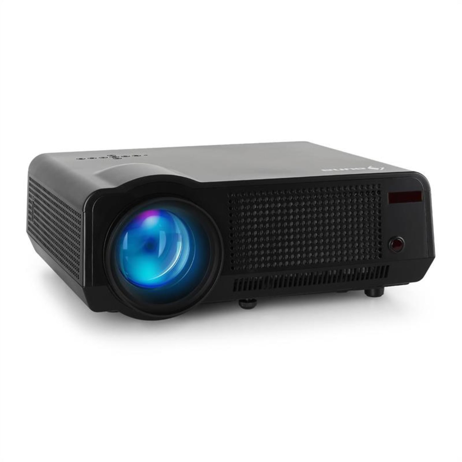 LCDP-HD-Q-2000-W LED projektor, TV, HDMI, fekete 
