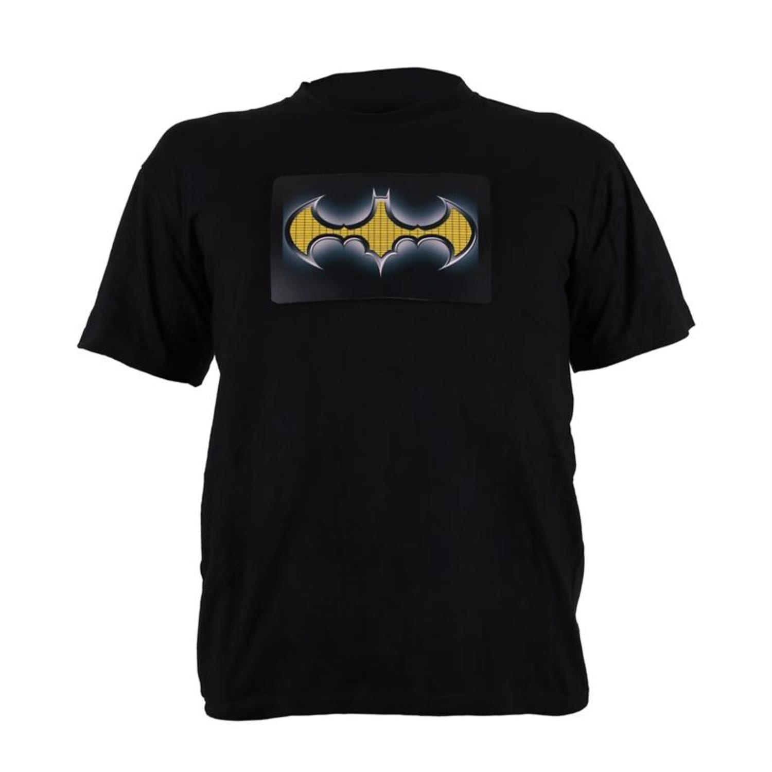 Batman, koszulka LED, T-shirt, 2-kolorowy design, rozmiar XL