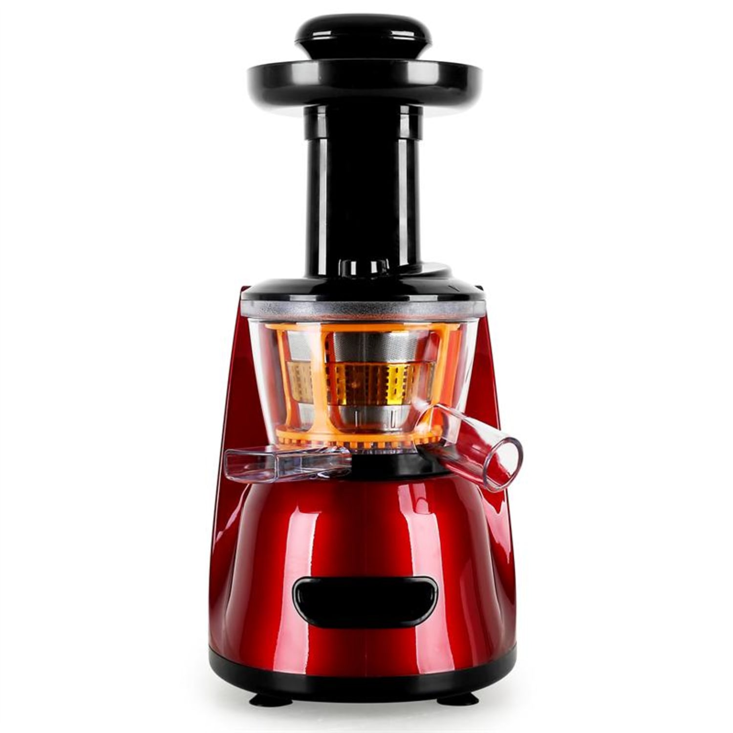 Bella Rossa Slow Juicer Centrifugeuse 70 t/min Rouge