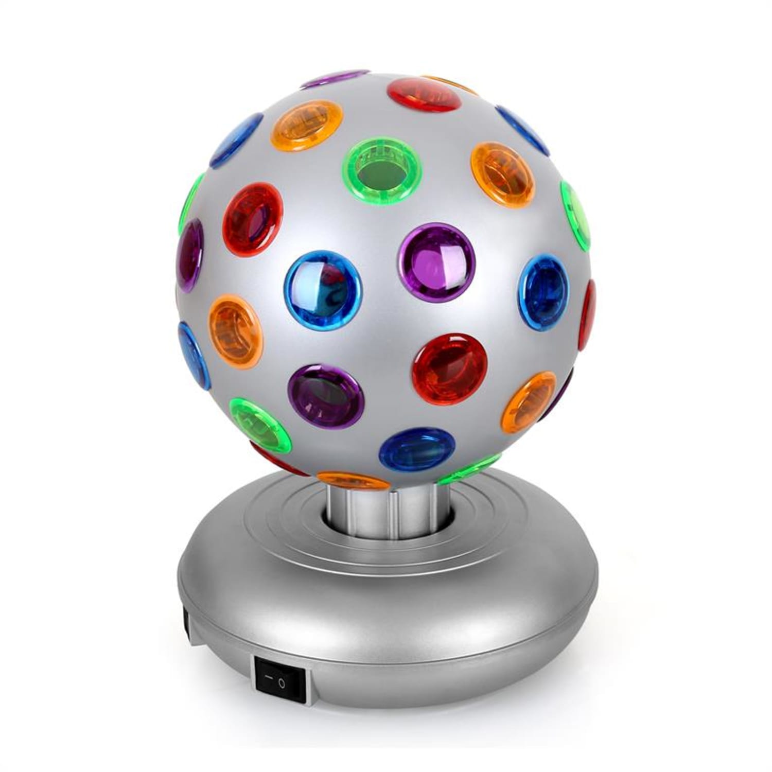 Boule disco effet de lumière 7W argent 