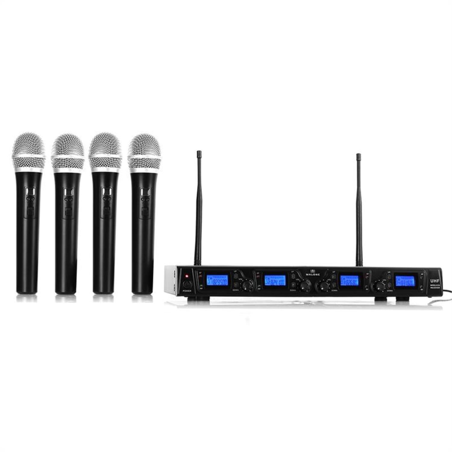 UHF-550 Quartett1 4-kanałowy zestaw mikrofonów UHF 4 x Mikrofony ręczne