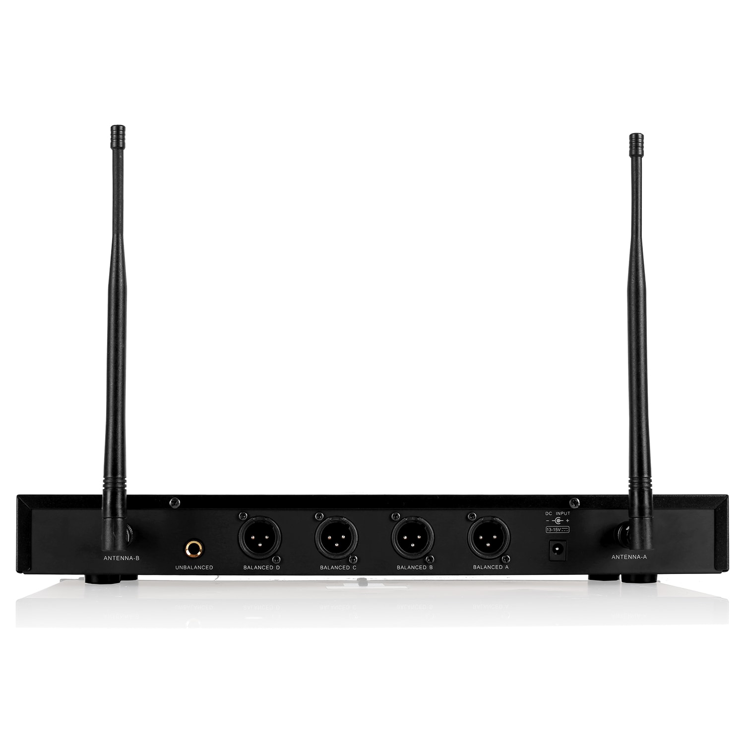 UHF-550-2 Quartett2 Set micro UHF sans fil 4 canaux 4 x Micros casques