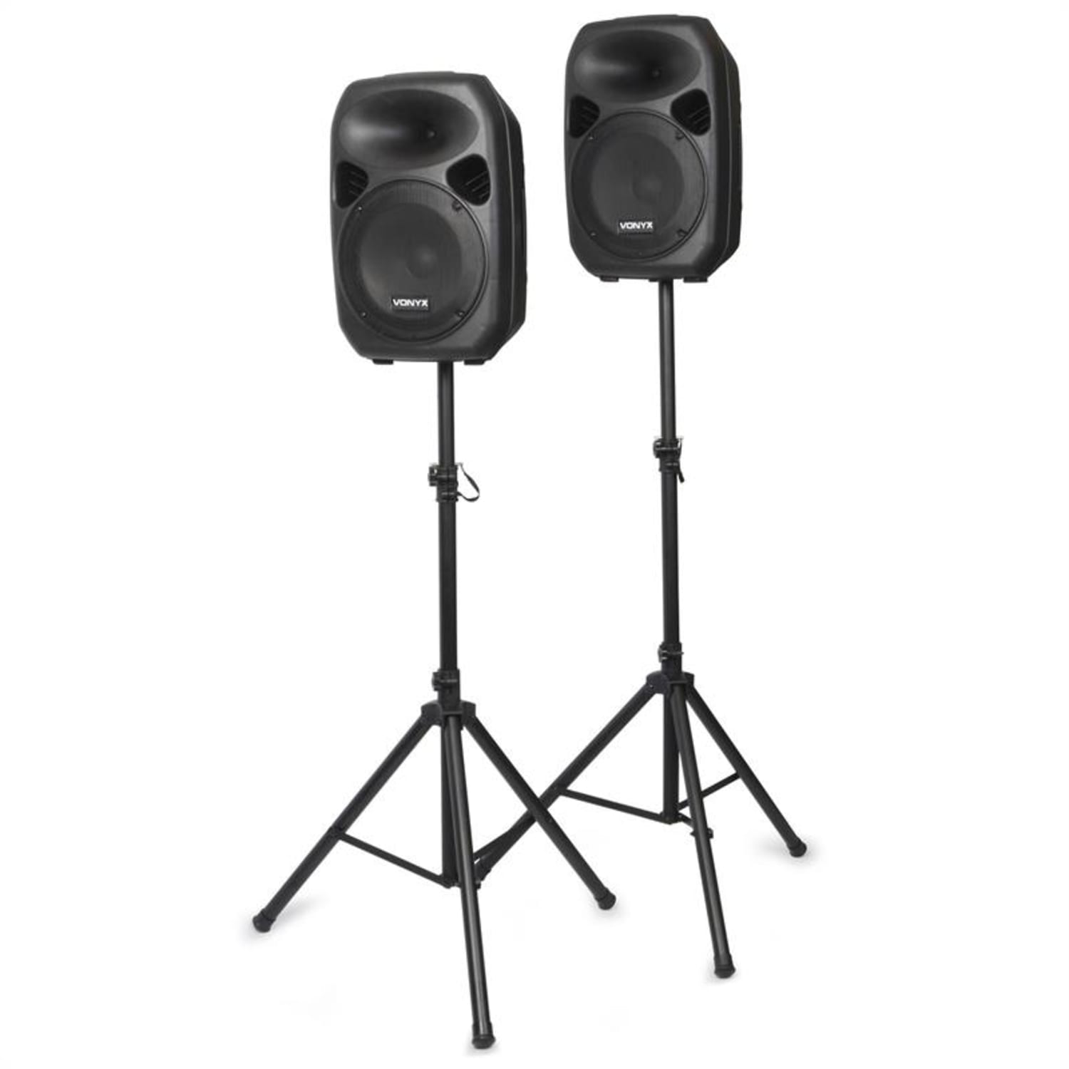 SPS122 Set PA enceintes pieds 700W AUX 