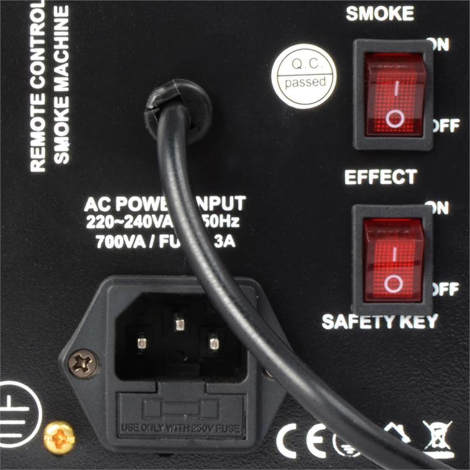 S-700-JB Savukone valoefektillä LED 