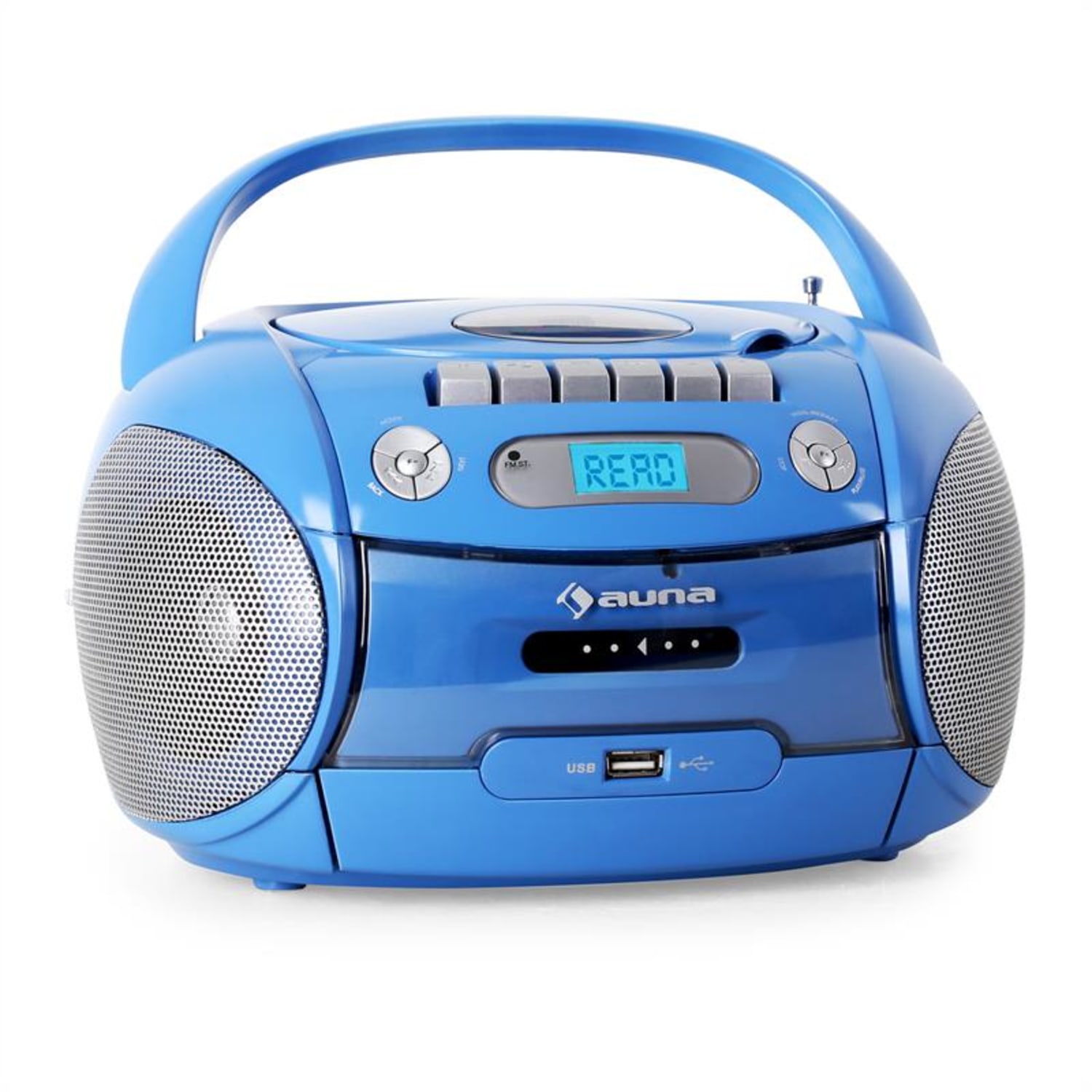 Boomboy Radio-cassete CD USB MP3 azul 