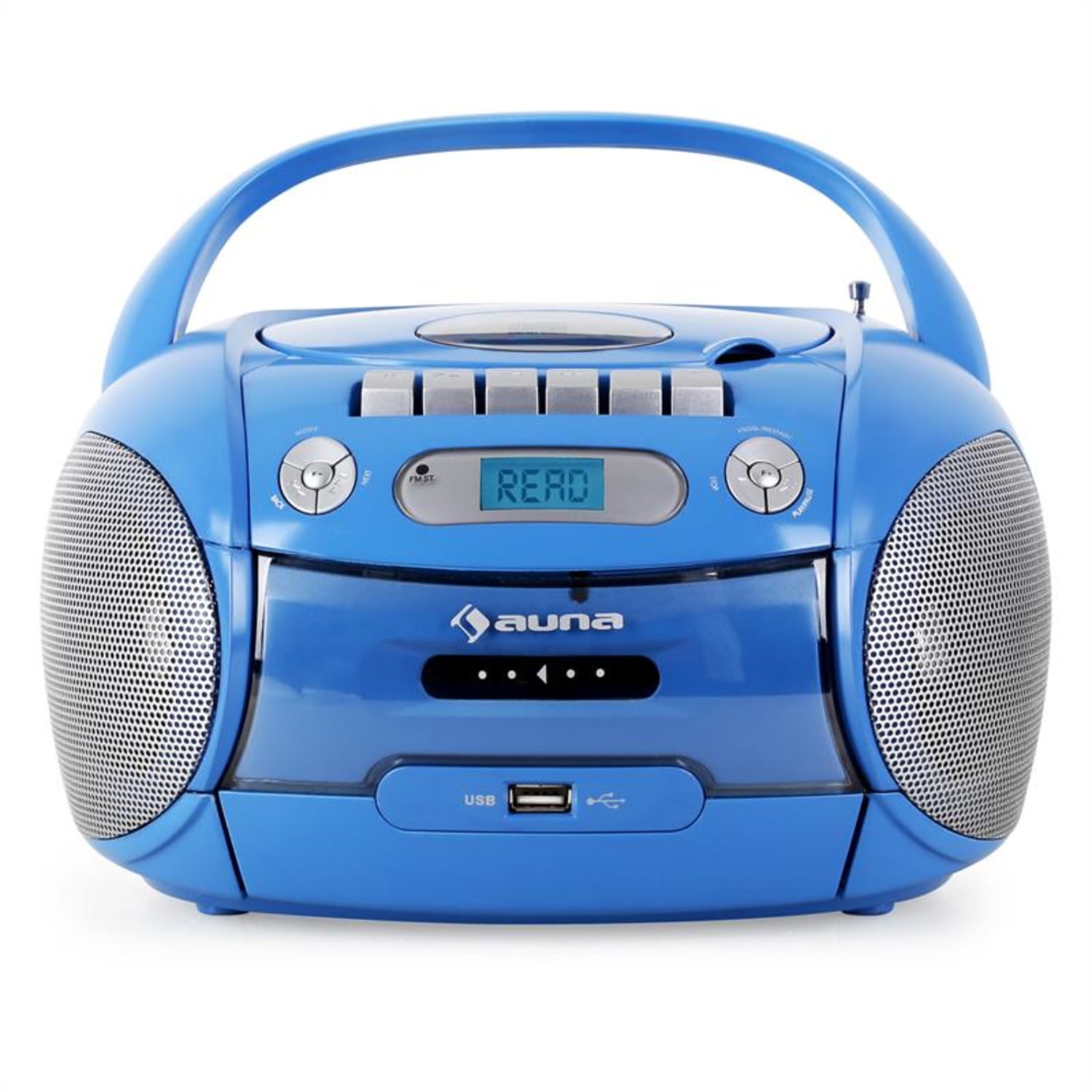 Boomboy Radio-cassete CD USB MP3 azul 